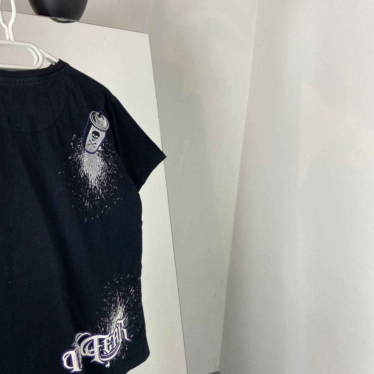 No Fear No Fear Y2K Over Print Black Purple Japanese Style Size US L / EU 52-54 / 3 - 6 Thumbnail