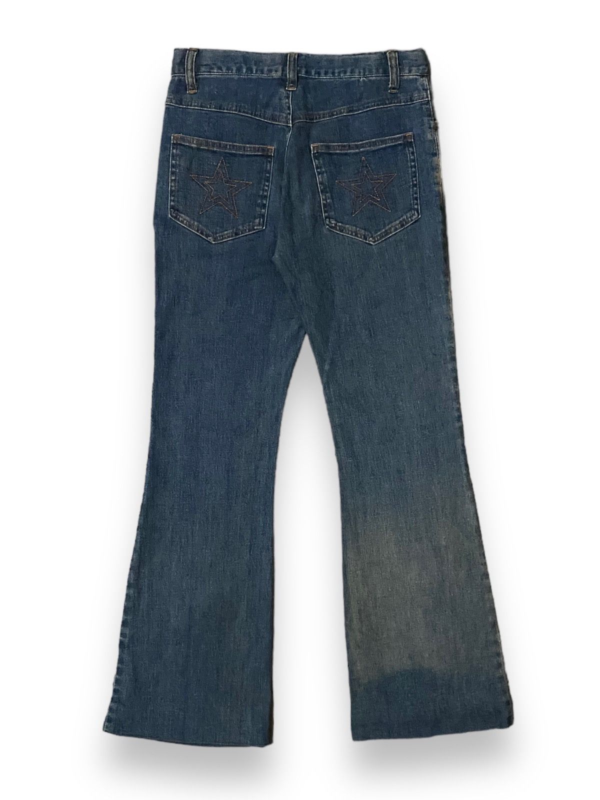 Hysteric Glamour × If Six Was Nine × Le Grande Bleu (L.G.B.) Flare Priurus Brand Japan Jean Art of Design Star Words Size US 26 / EU 42 - 5 Thumbnail