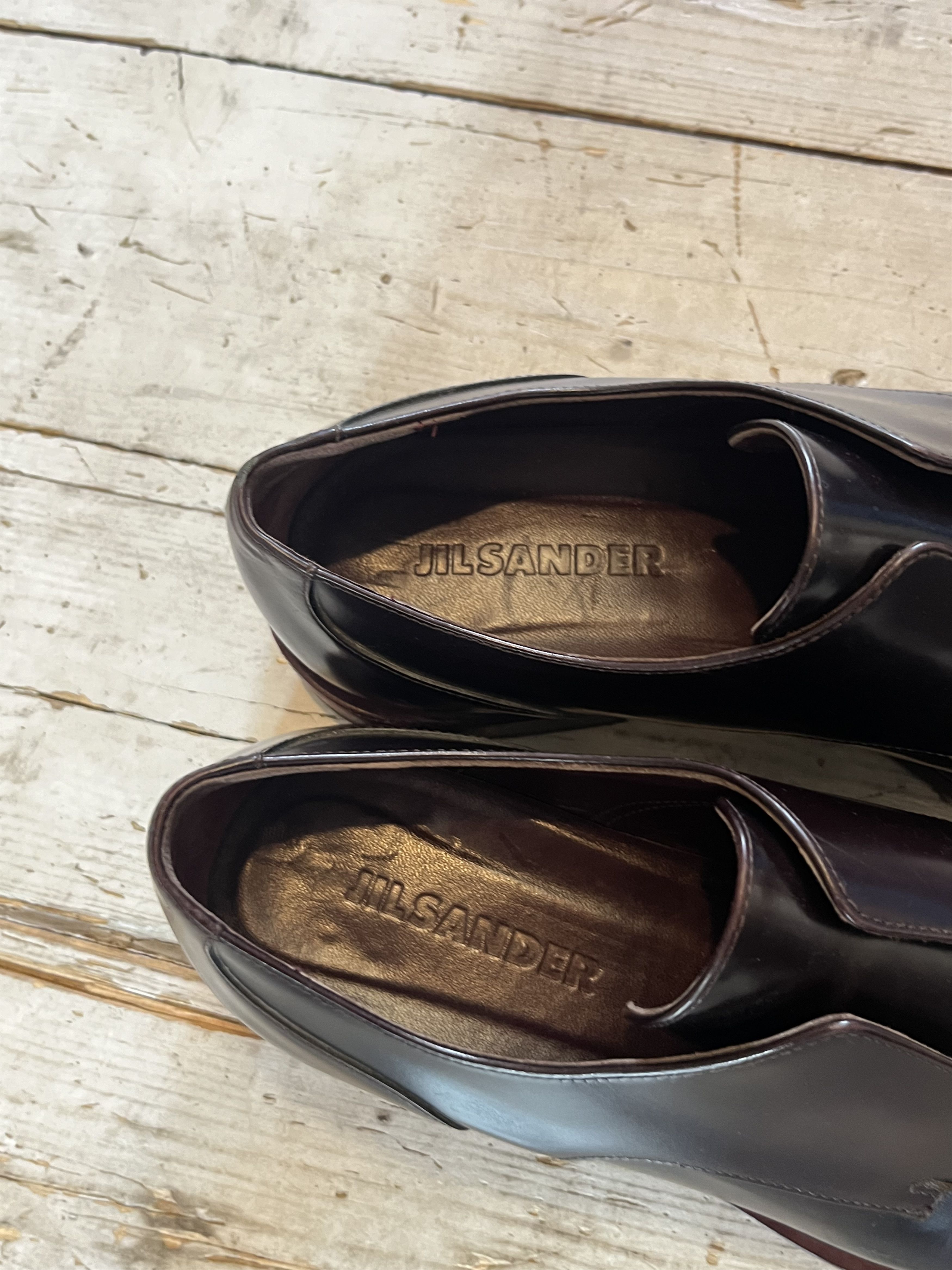 Jil Sander × Raf Simons Jil Sander x Raf Simons Cherry Red Leather Shoes Size US 8.5 / IT 38.5 - 3 Thumbnail