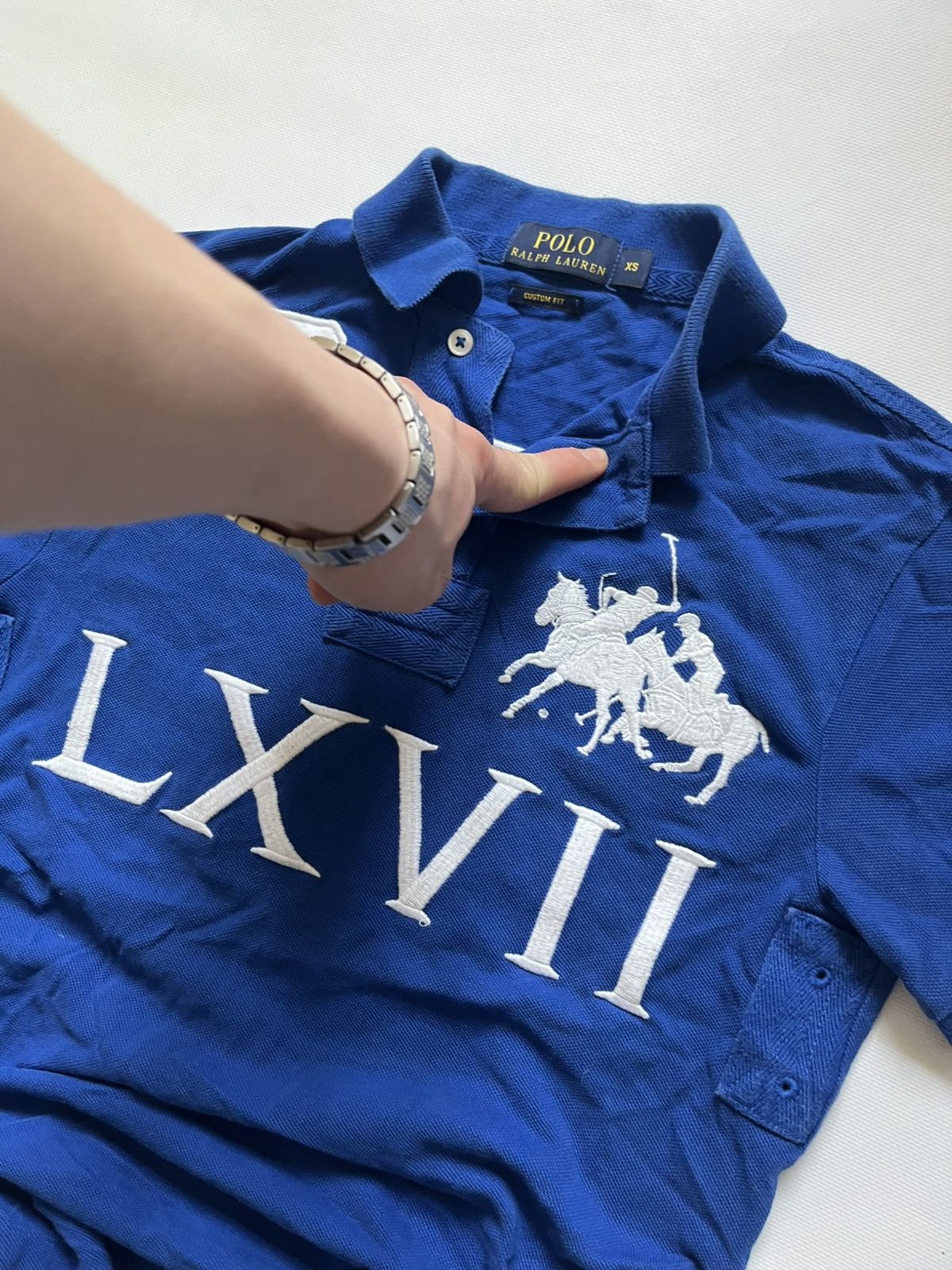 Polo Ralph Lauren Polo Ralph Lauren Big Pony Polo Shirt Navy Size US XS / EU 42 / 0 - 4 Thumbnail