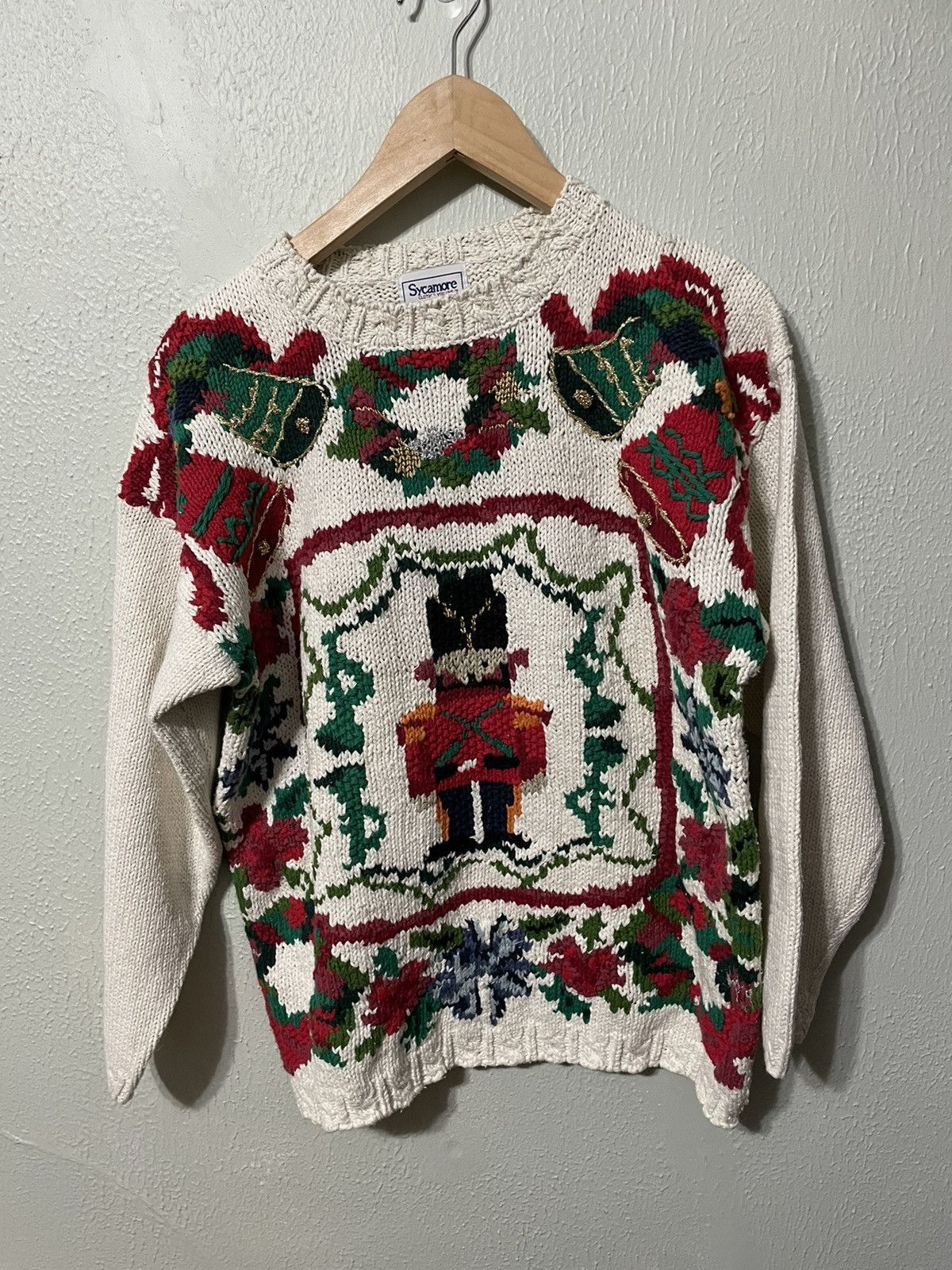 Vintage Vintage Nutcracker Surprise Knit Sweater Size US S / EU 44-46 / 1 - 1 Thumbnail