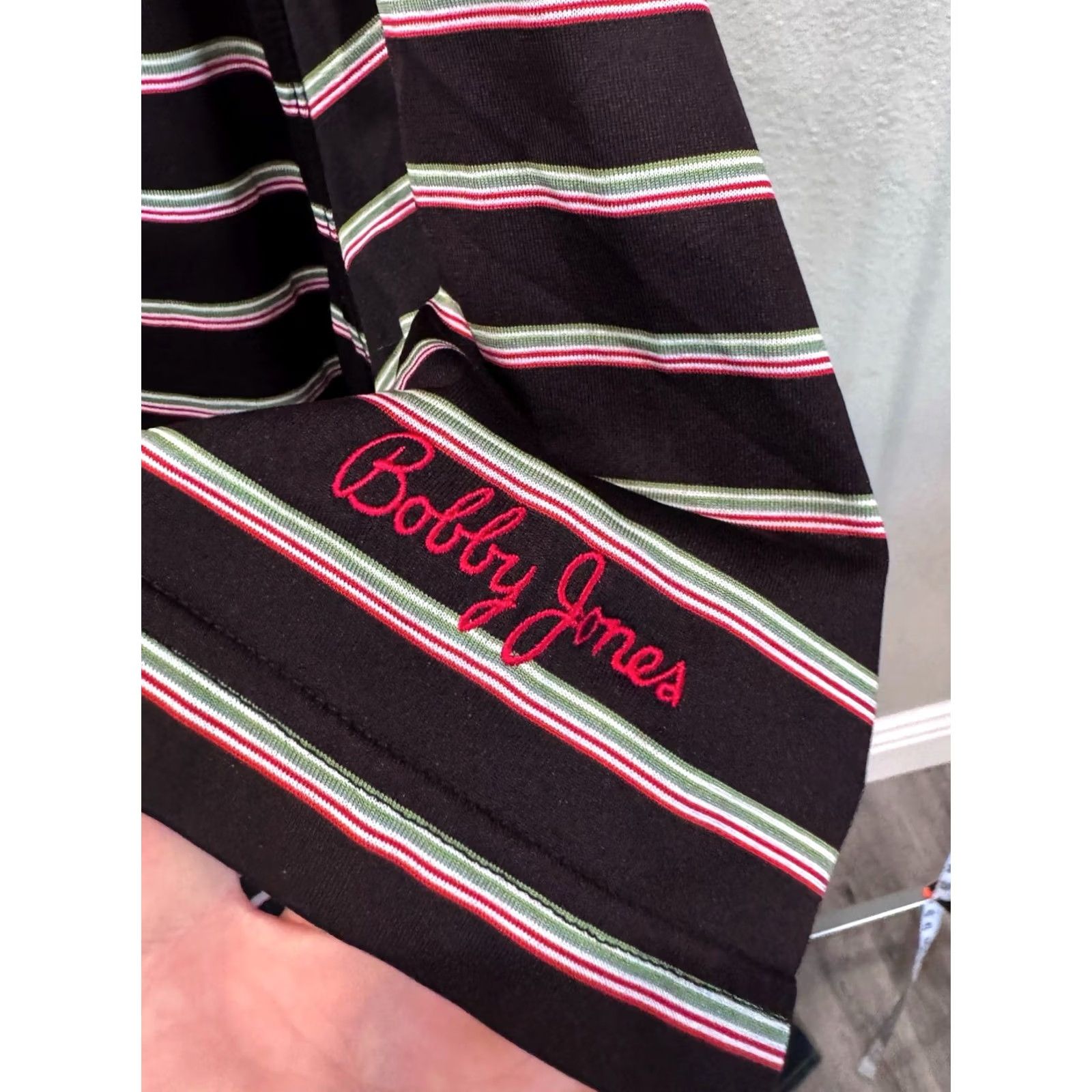 Vintage Bobby Jones Vegas Cup Stripe Golf Shirt Medium M Mens Size US M / EU 48-50 / 2 - 7 Thumbnail