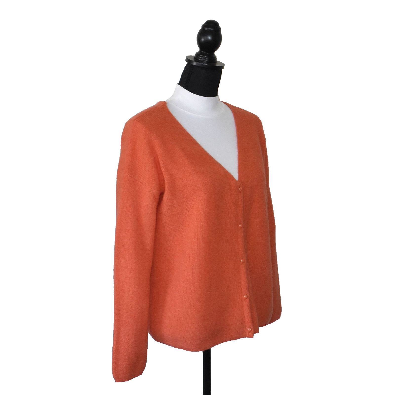 Sezane NWT LA MAILLE SEZANE Gilet Barry Mohair Alpaca Sweater Sz L Size L / US 10 / IT 46 - 3 Thumbnail