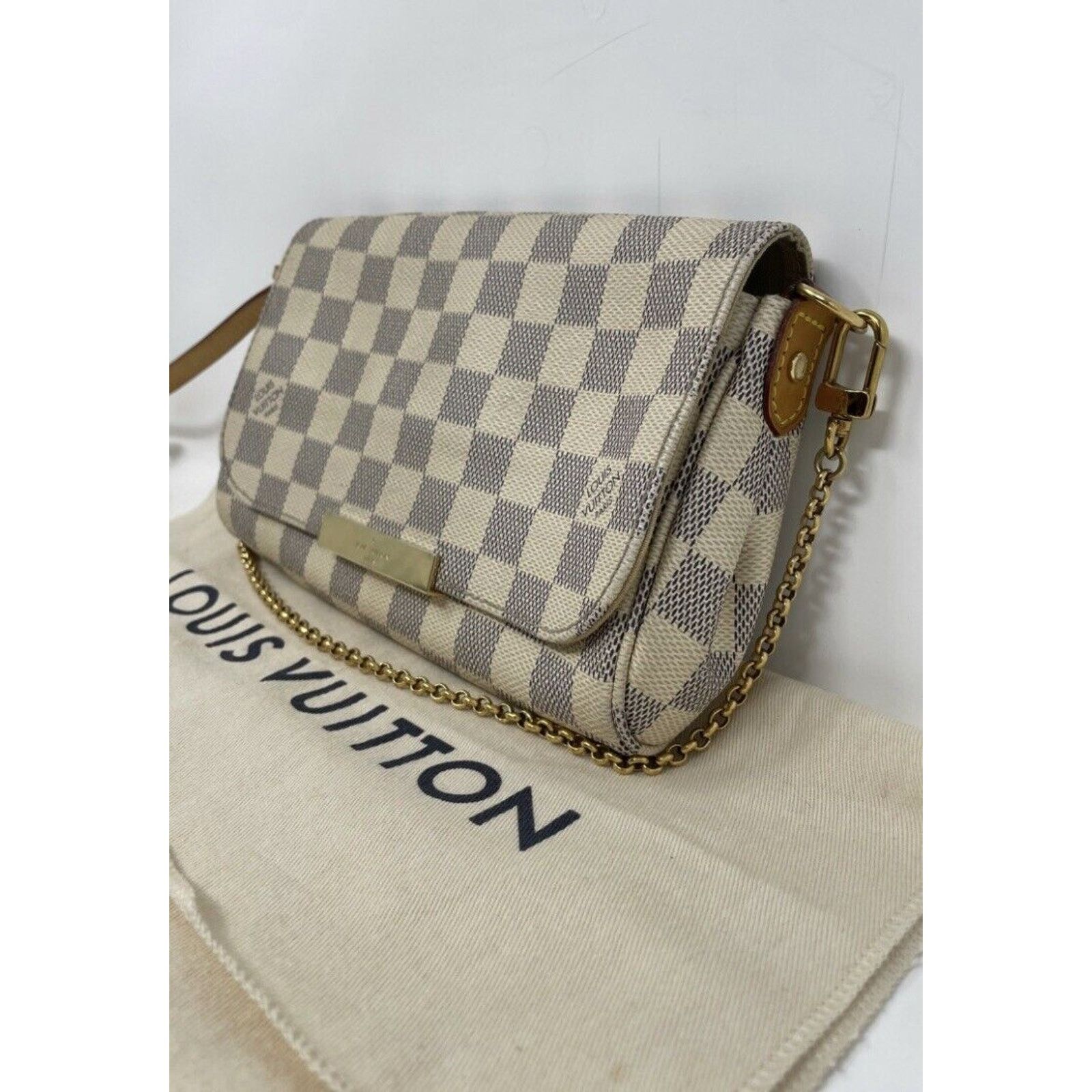 Louis Vuitton Louis Vuitton Favorite PM Damier Azur Shoulder Crossbody Size ONE SIZE - 5 Thumbnail