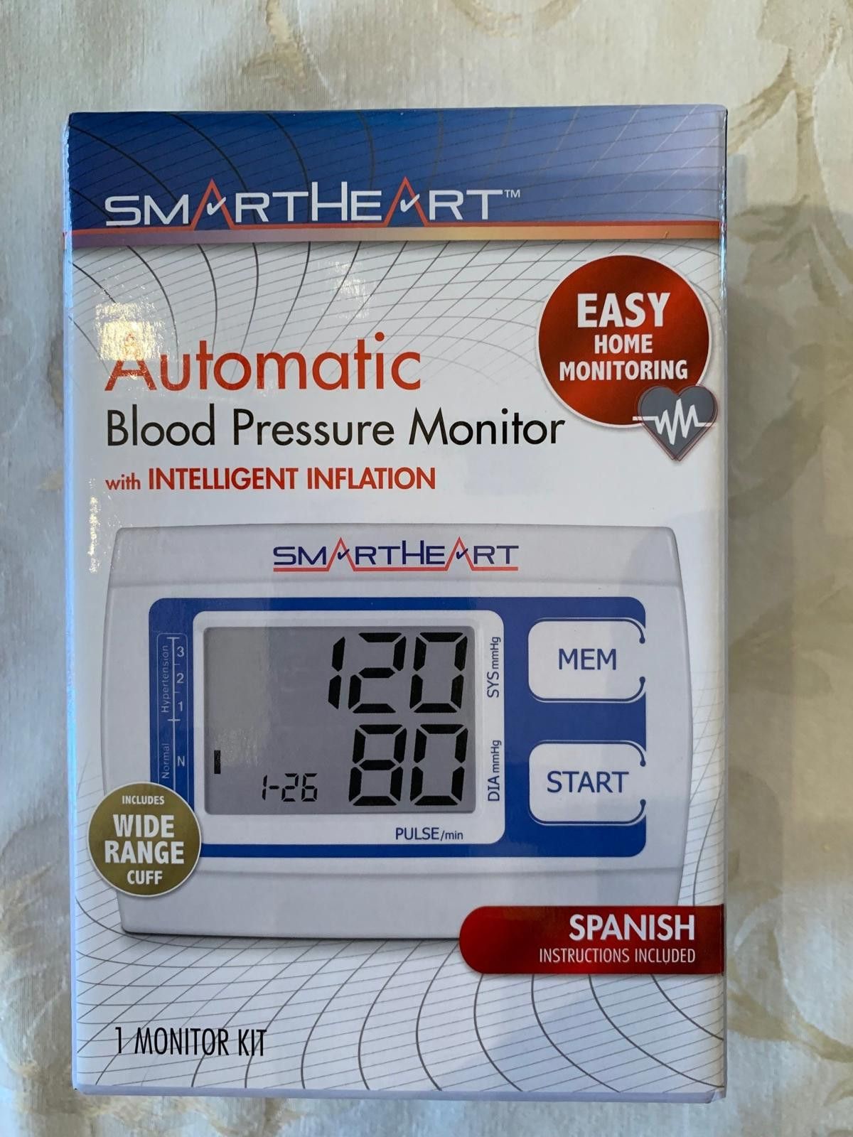 Other SmartHeart Automatic Blood Pressure Monitor Size ONE SIZE - 1 Thumbnail