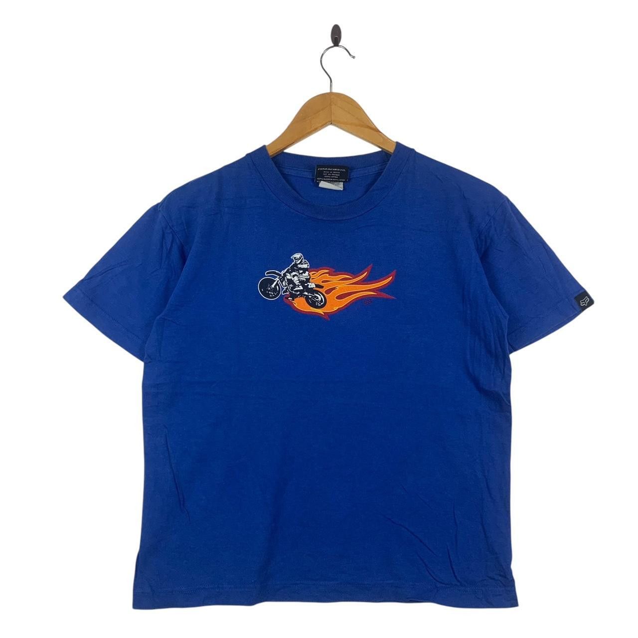 Vintage Vintage FOX RACING MOTORCROSS Motorsport Tee Shirt Top Size US L / EU 52-54 / 3 - 1 Thumbnail