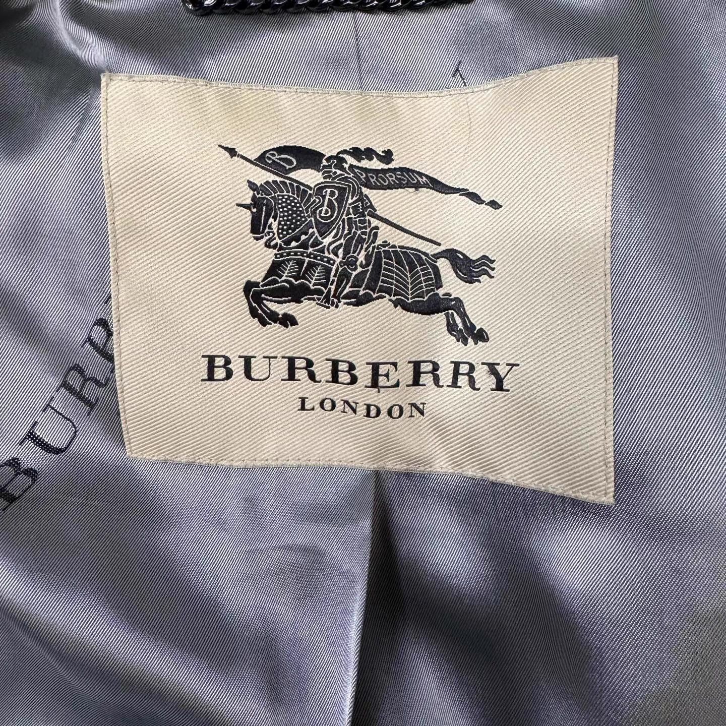 Burberry Burberry Gray Wool Coat Q10 Size US L / EU 52-54 / 3 - 5 Thumbnail