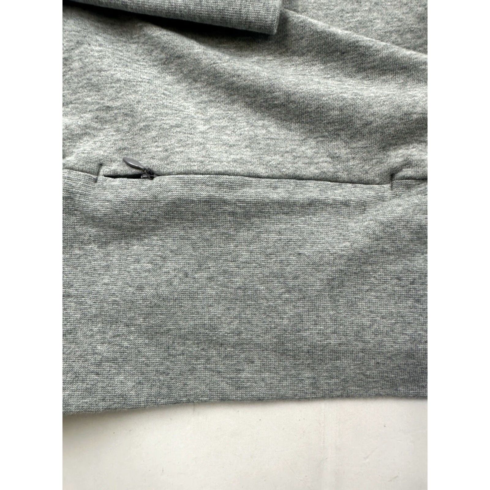 Nike Nike Sweatshirt Womens Large Gray Mock Boat Neck Zip Pocket Pullover Front Zipped Pocket Size L / US 10 / IT 46 - 3 Thumbnail