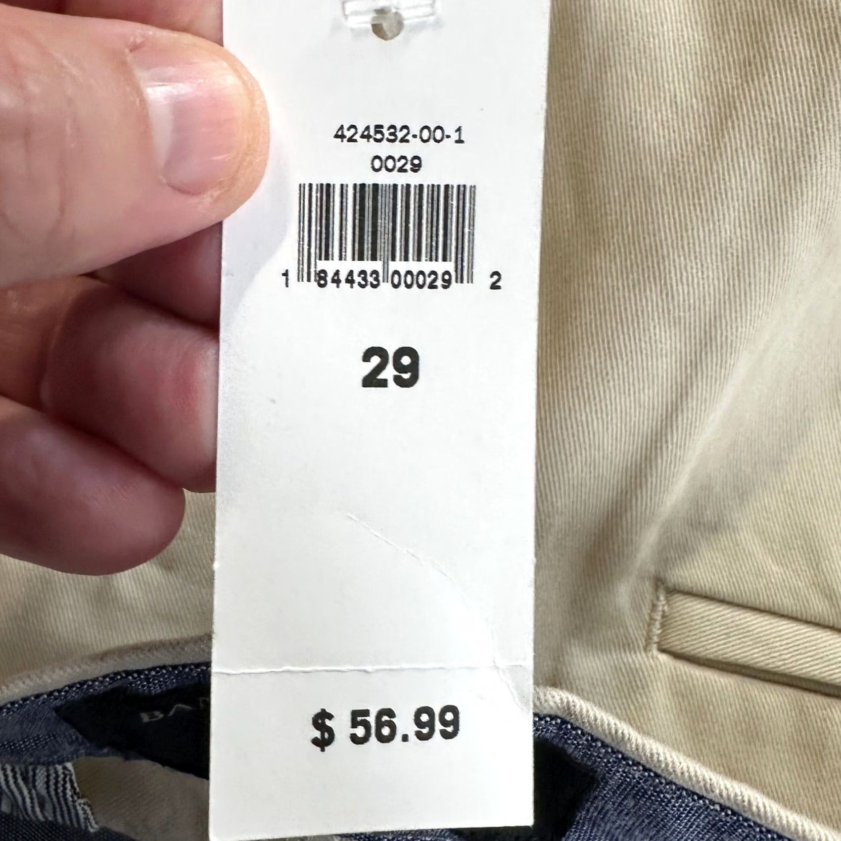 Banana Republic Banana Republic Aiden Mens Khakis Shorts 29X10 Beige Pineapple Print Pockets NEW Size US 29 - 7 Thumbnail