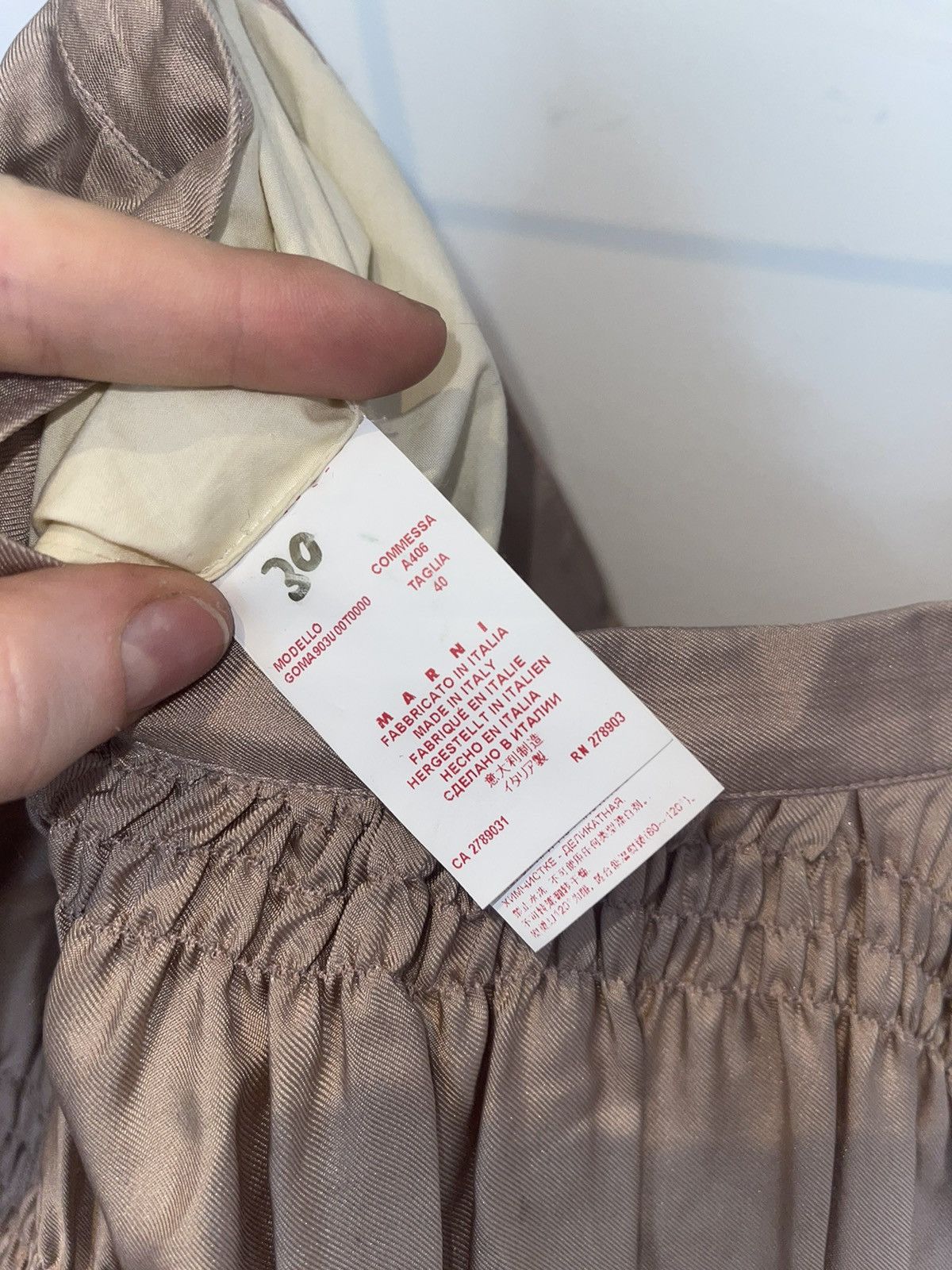 Marni Marni (Sandy Pink) Layered Ruffle Skirt Size 27" / US 4 / IT 40 - 4 Thumbnail
