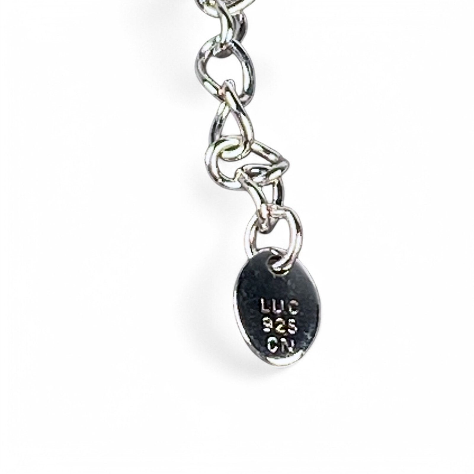 Other Lucas Lameth Choker Necklace Pearl Sparkly Silver Beads Size ONE SIZE - 4 Thumbnail