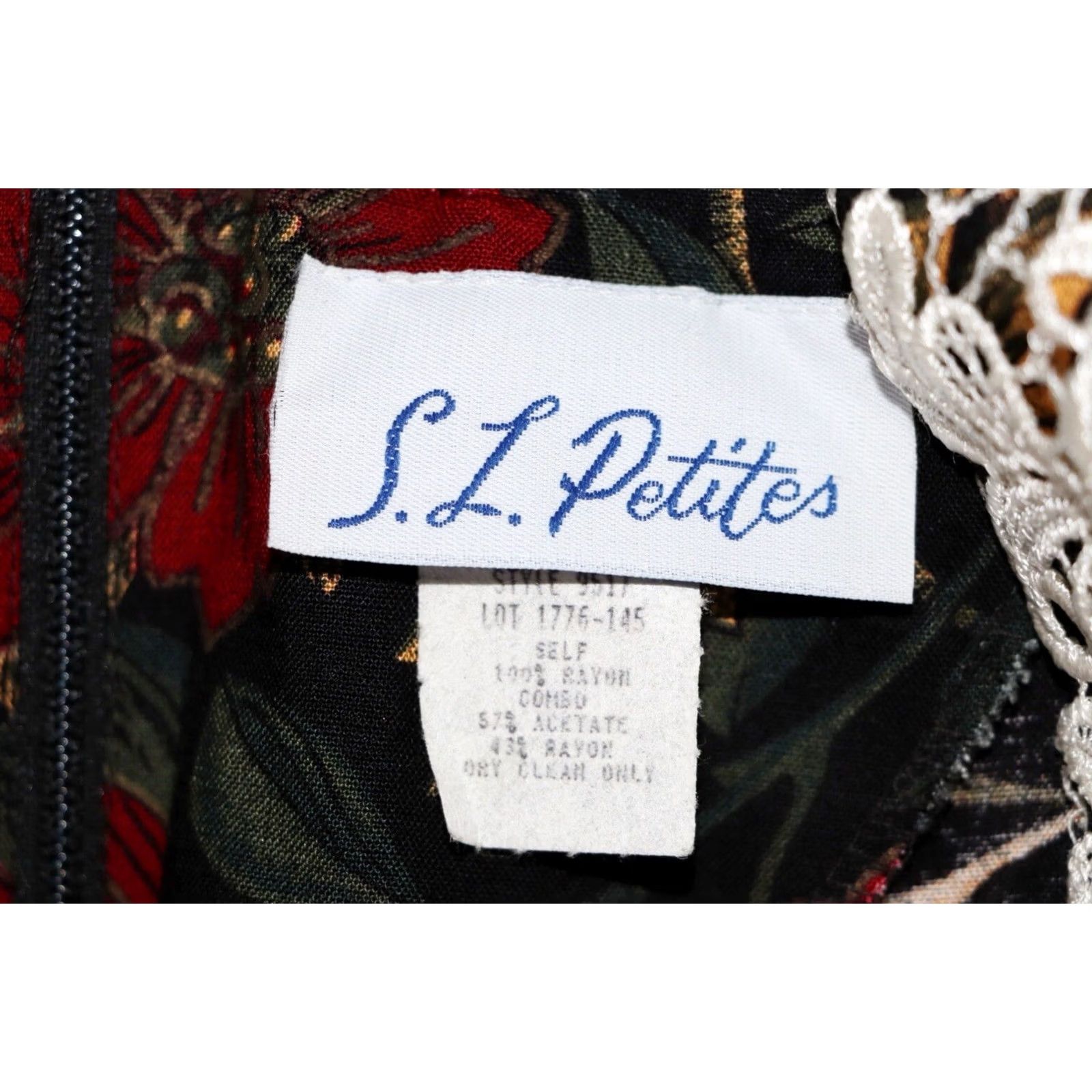 Vintage VINTAGE S.L. Petites Dress Shirt? Size L / US 10 / IT 46 - 7 Thumbnail