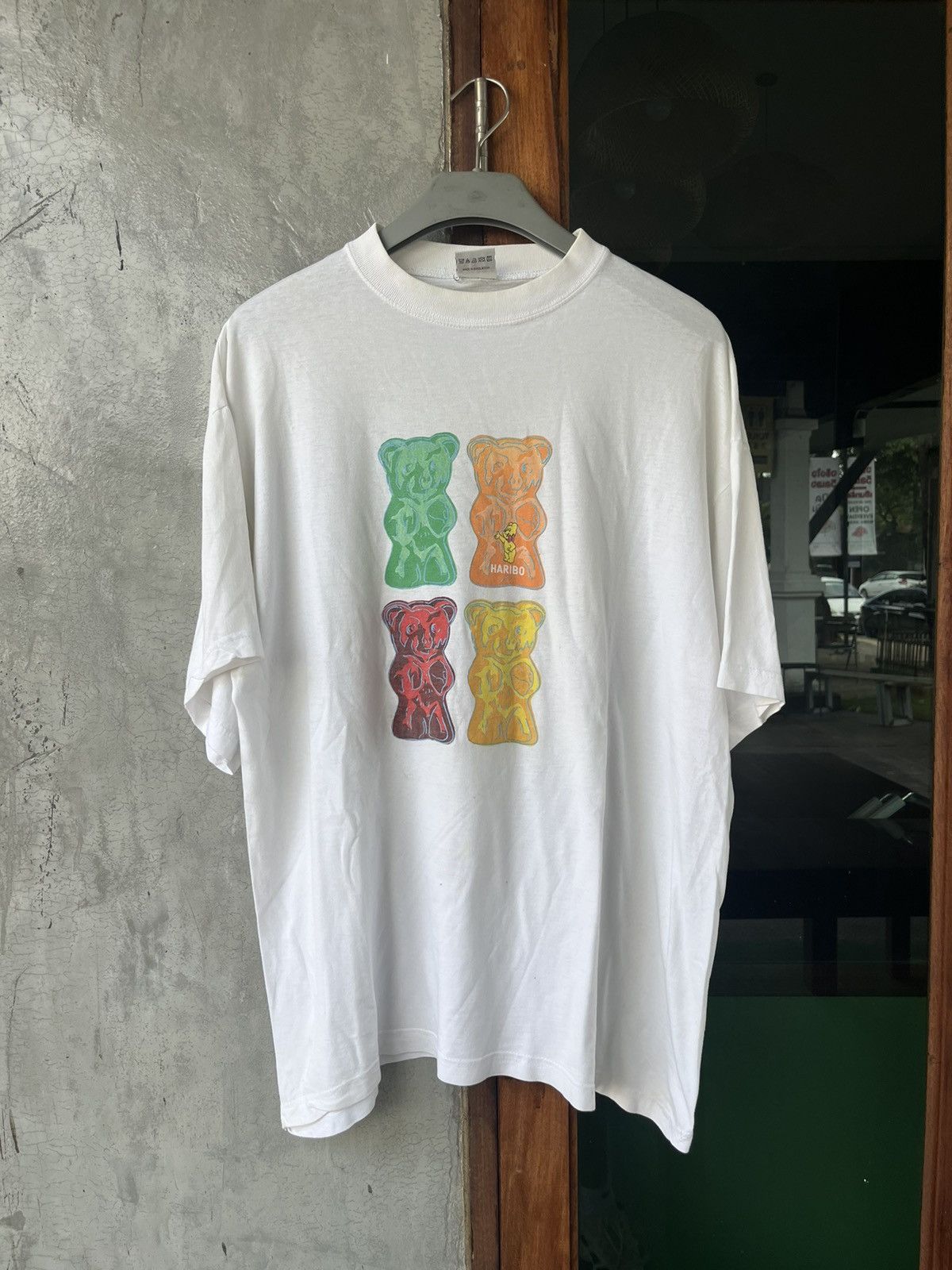 Junk Food × Vintage Vintage HARIBO jelly bear 90’s T-shirt Size US XL / EU 56 / 4 - 2 Thumbnail