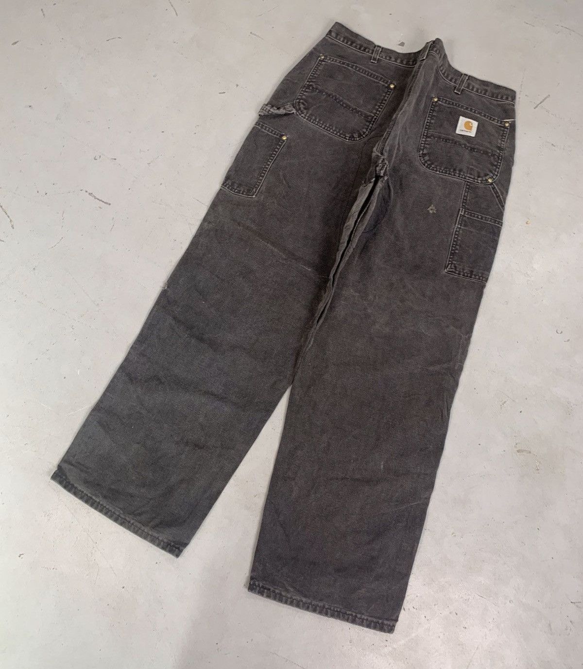 Carhartt Vintage carhartt b01 blk double knee denim Size US 40 / EU 56 - 2 Thumbnail