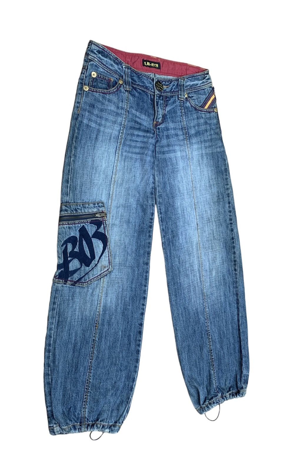 Japanese Brand Rare!! Vintage LB-03 Denim Jeans Pants Size US 28 / EU 44 - 3 Thumbnail