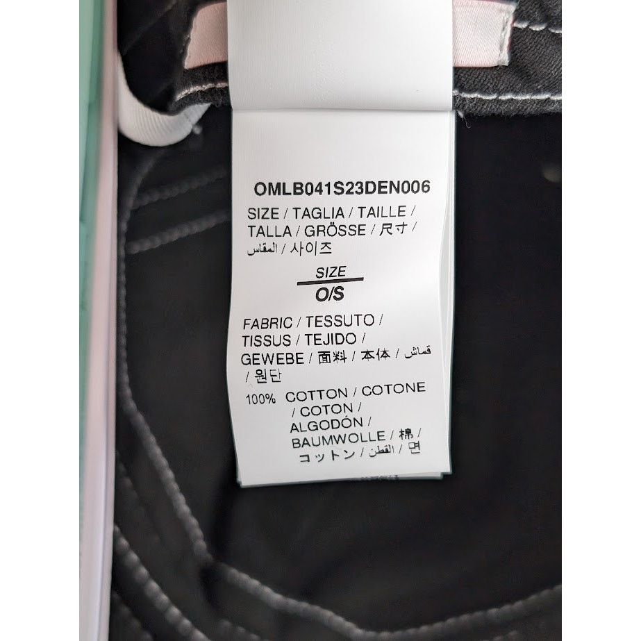Off-White o1rshd1 Size: OS Bookish OW Laund Baseball in Black / White Size ONE SIZE - 19 Thumbnail