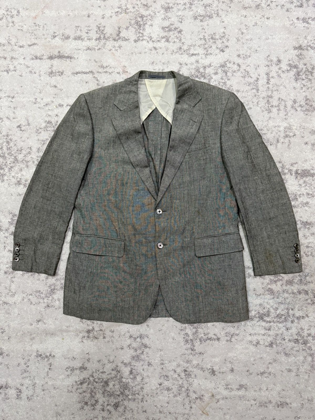 Burberry Burberry London Linen Blazer Size US M / EU 48-50 / 2 - 3 Thumbnail