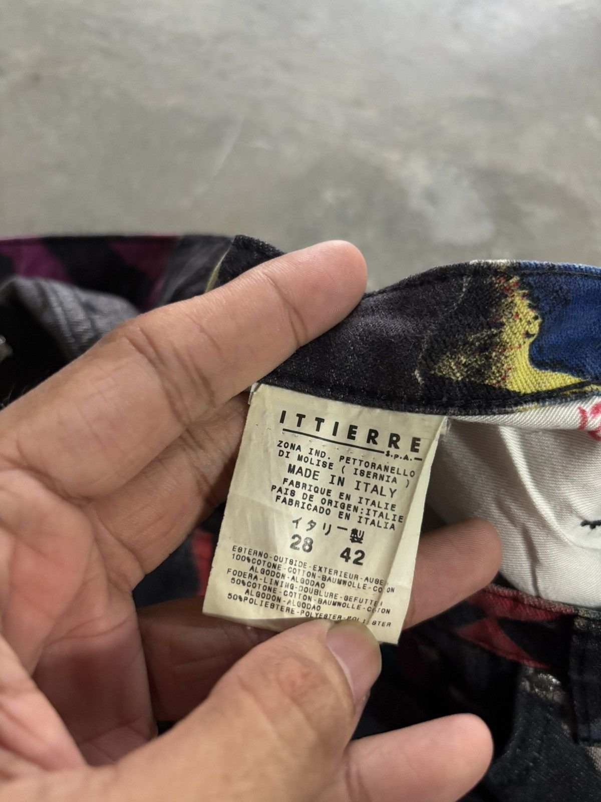 Versace VERSACE JEANS COUTURE bootcut flare jeans crazy overprint Size US 30 / EU 46 - 6 Thumbnail