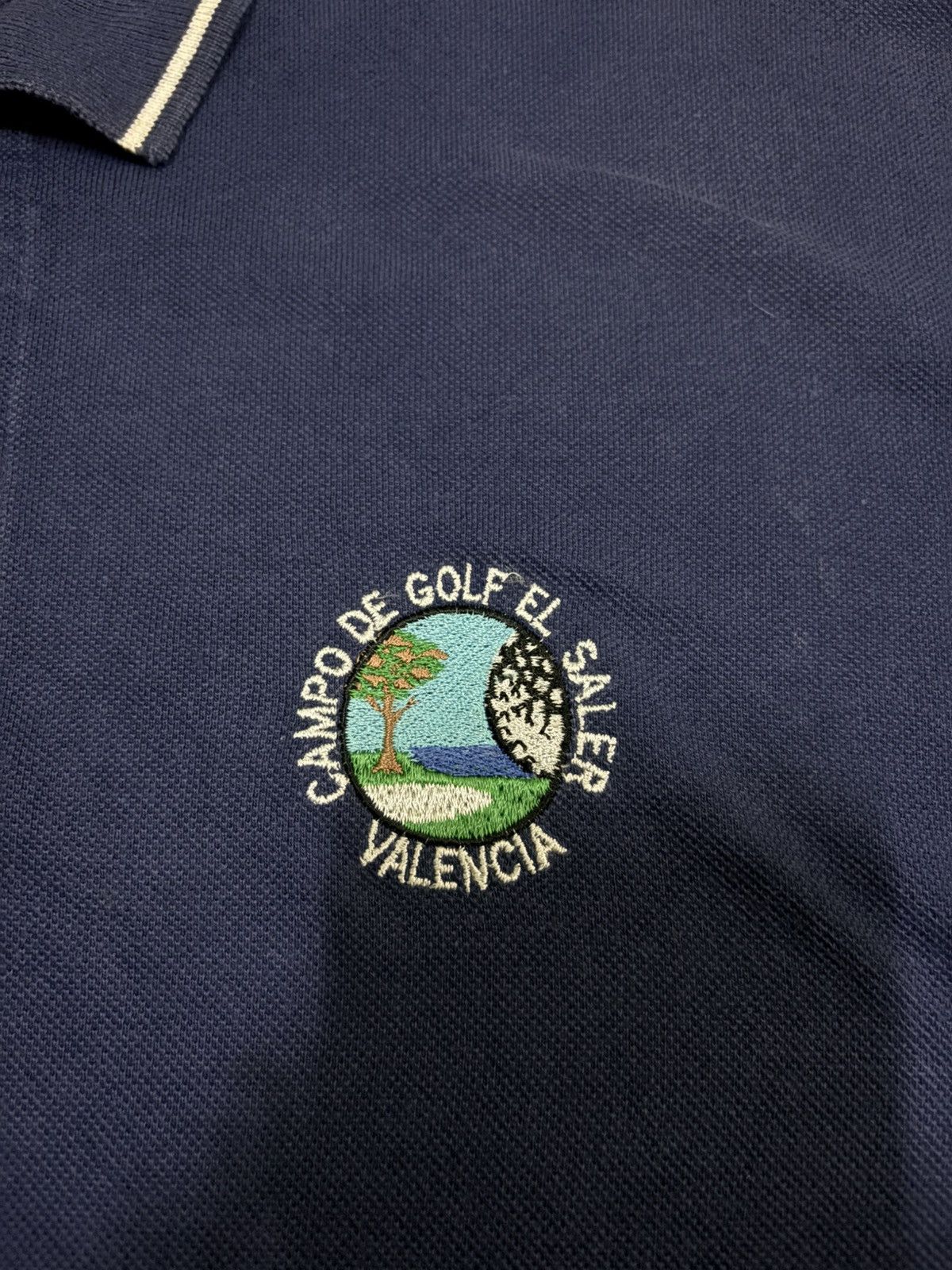 Burberry Burberrys Vintage Golf Polo Shirt Navy Valencia 90s Size US M / EU 48-50 / 2 - 10 Thumbnail