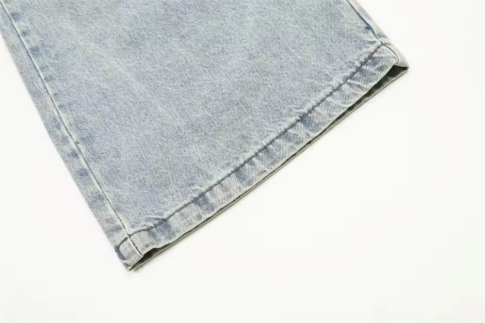 Japanese Brand × Jean Street wash frayed and distressed baggy jeans Size US 32 / EU 48 - 11 Thumbnail