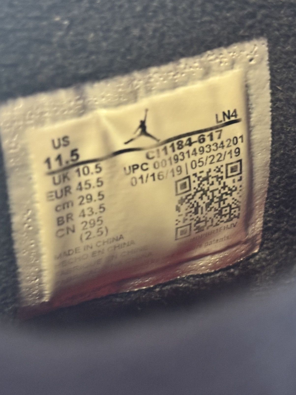 Jordan Brand × Nike Jordan 4 FIBA Size US 11.5 / EU 44-45 - 6 Thumbnail