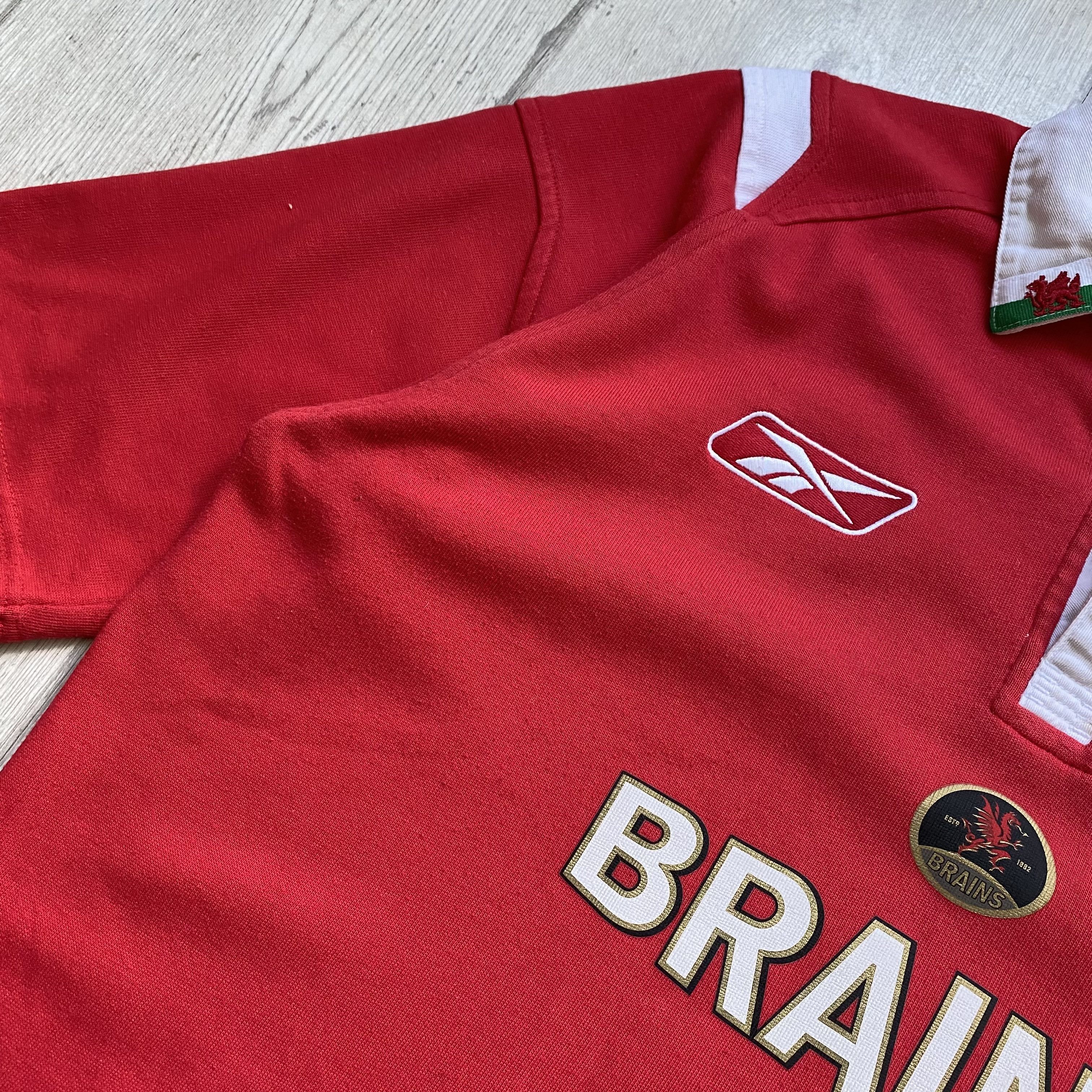 Reebok 🏉 Vintage 99s Reebok WRU Wales Rugby jersey Polo shirt Size US M / EU 48-50 / 2 - 6 Thumbnail