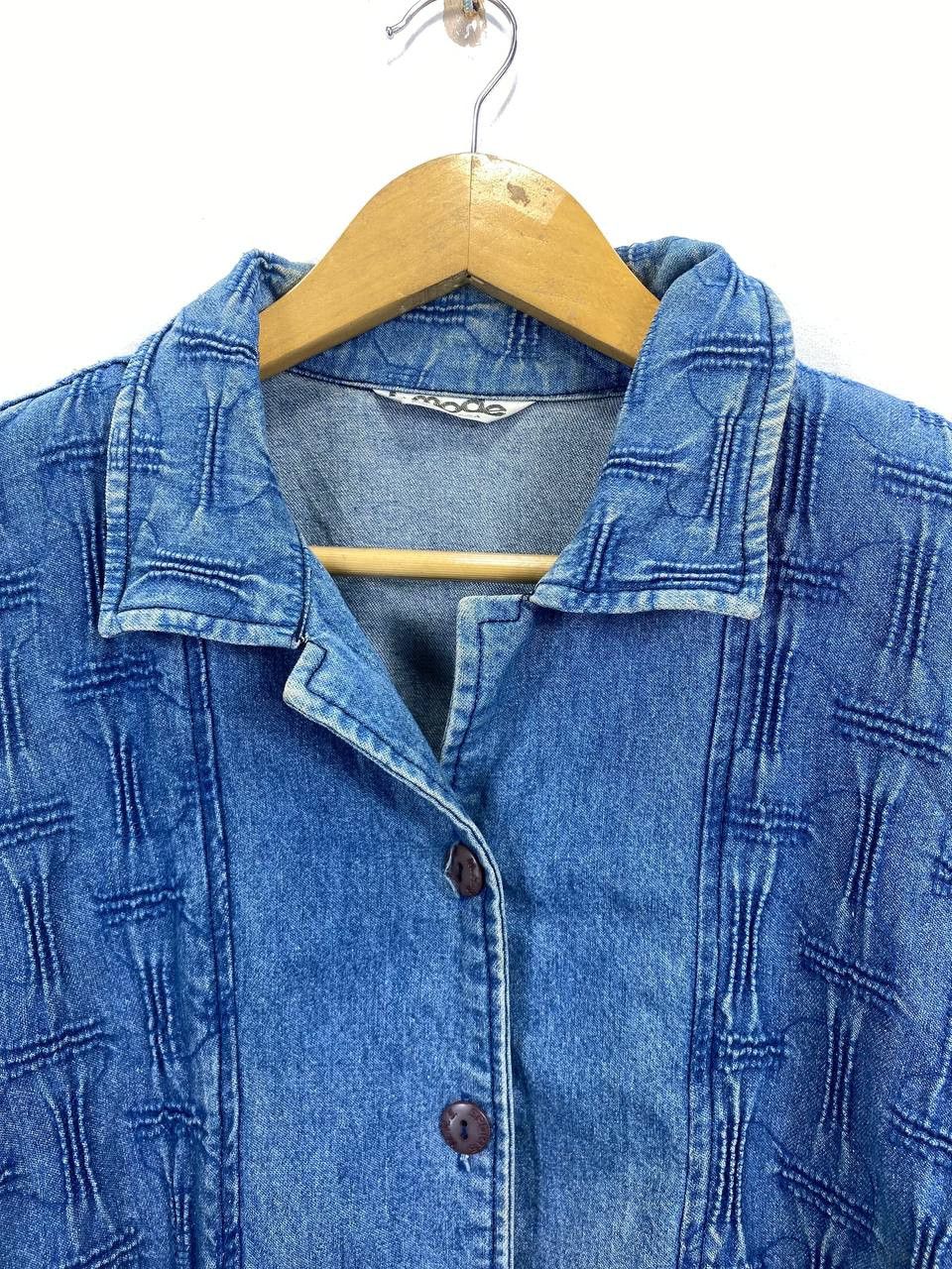 Japanese Brand japanese brand baggy denim jacket nice design Size US XXL / EU 58 / 5 - 2 Thumbnail