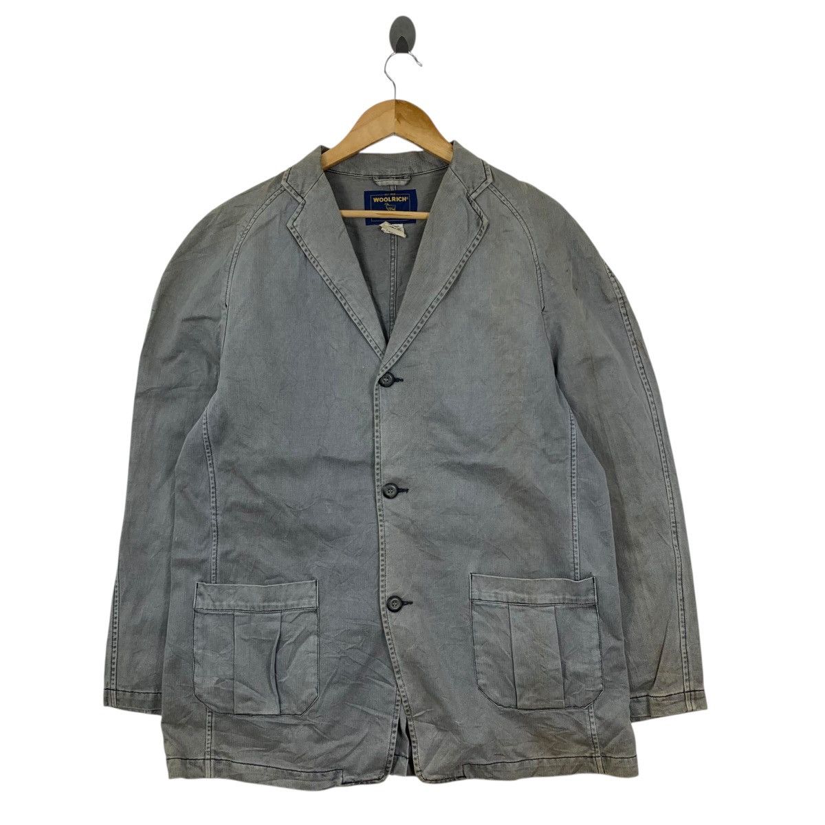 Vintage Vintage WOOLRICH USA Three Buttons Blazer Coat Jacket Size US L / EU 52-54 / 3 - 1 Thumbnail