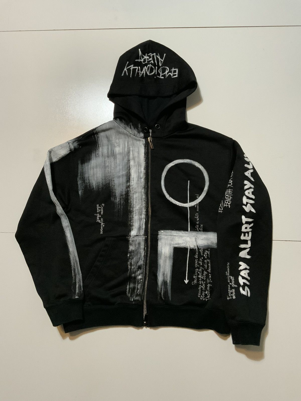 Designer KRH Made Italy Ghost Rider Frozen Nightmare Painted Hoodie Size US S / EU 44-46 / 1 - 2 Thumbnail