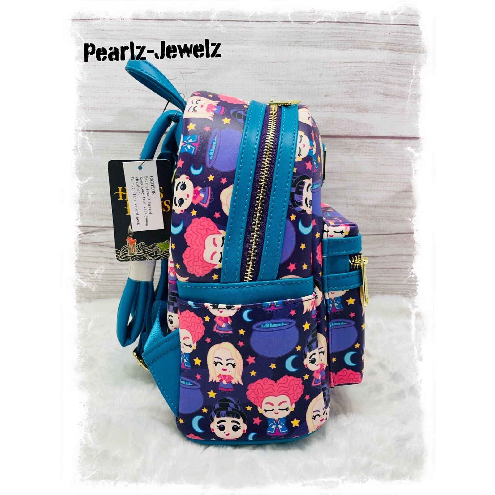 Disney Loungefly Disney Hocus Pocus Chibi AOP Mini Backpack BoxLunc Size ONE SIZE - 2 Thumbnail