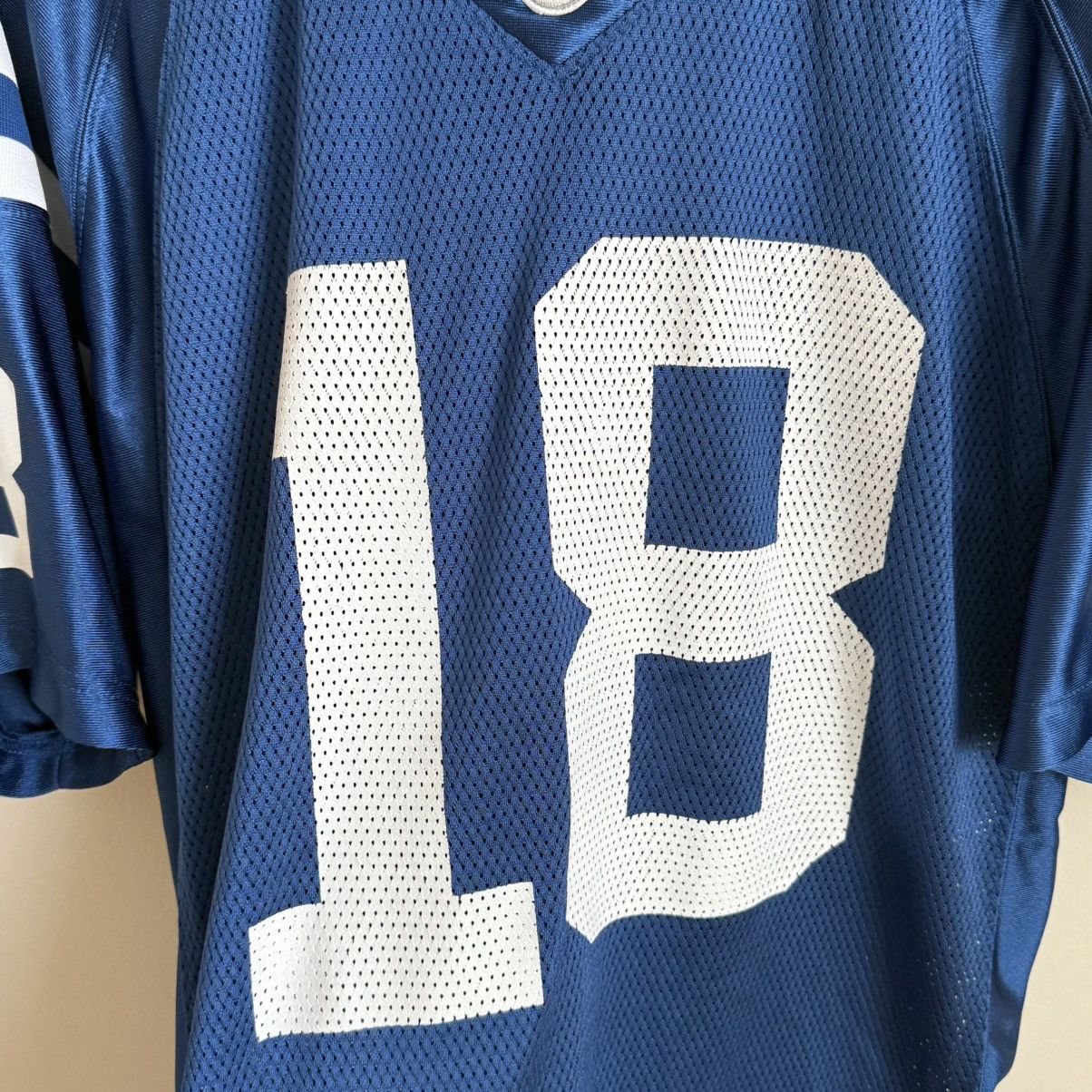NFL Vintage Reebok NFL Peyton Manning #18 Indianapolis Jersey Size US L / EU 52-54 / 3 - 6 Thumbnail