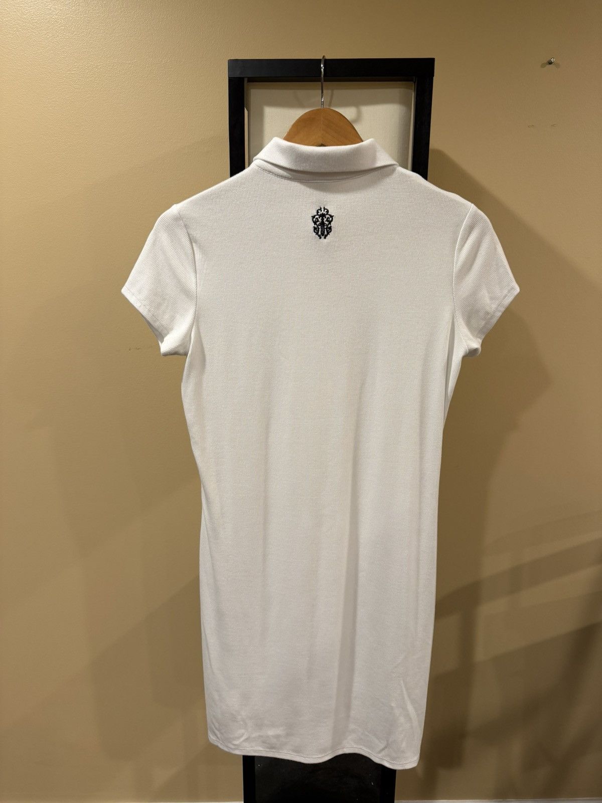 Chrome Hearts Chrome Hearts Polo Y NOT Dagger Embroidered White Dress Size L / US 10 / IT 46 - 4 Thumbnail