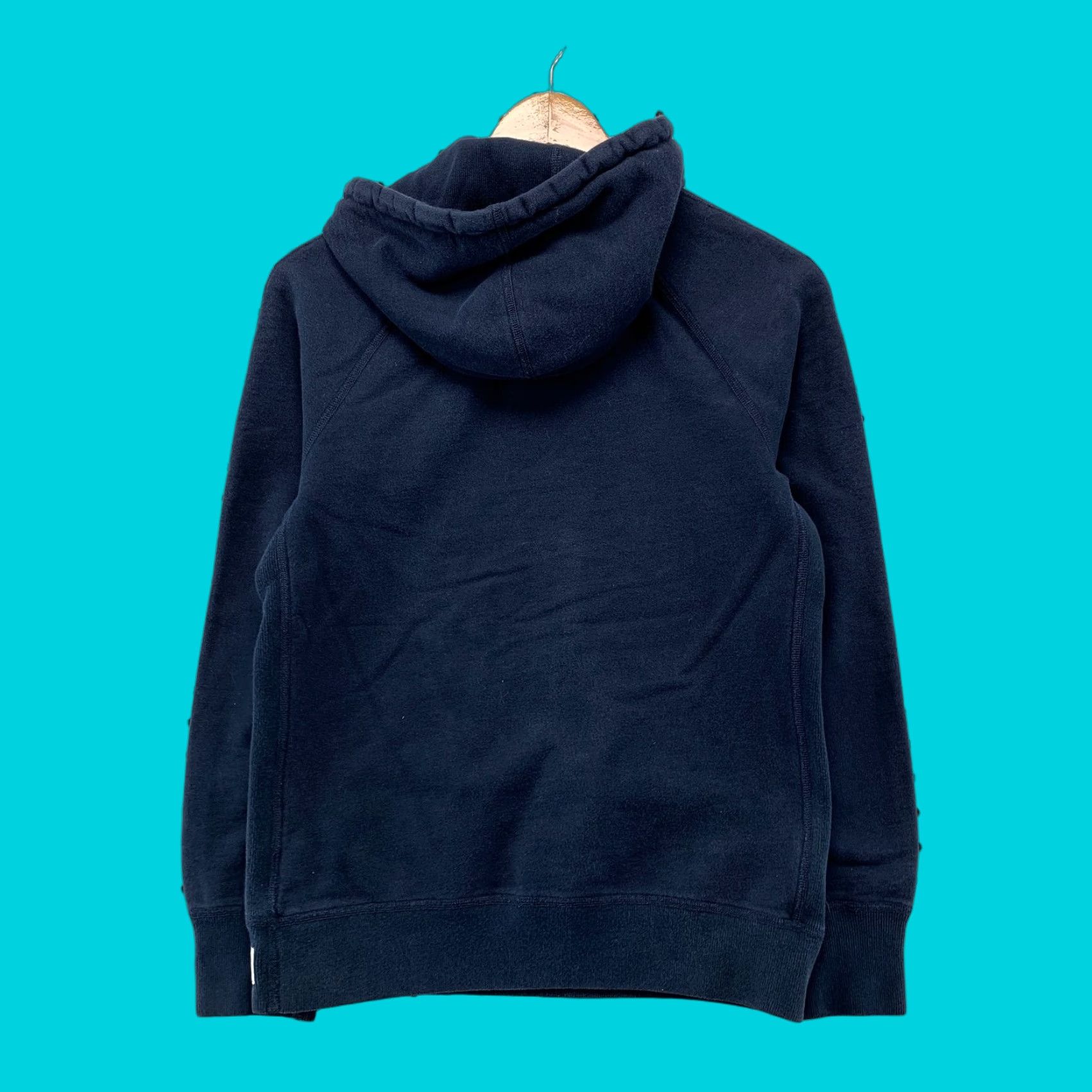 Reigning Champ Reigning Champ Hoodie Sweatshirt Mens XS Navy Blue Heavyweight Hooded Pullover Size US XS / EU 42 / 0 - 1 Thumbnail