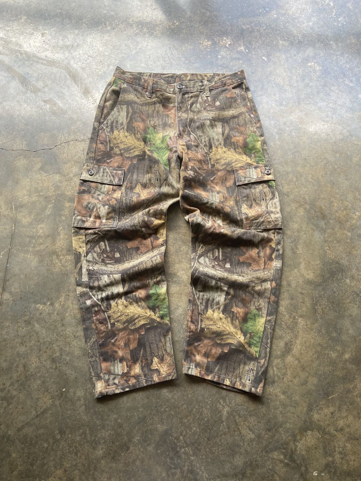 Vintage Crazy Vintage Baggy 90’s Thick Camo Carhartt Style Pants Size US 36 / EU 52 - 3 Thumbnail