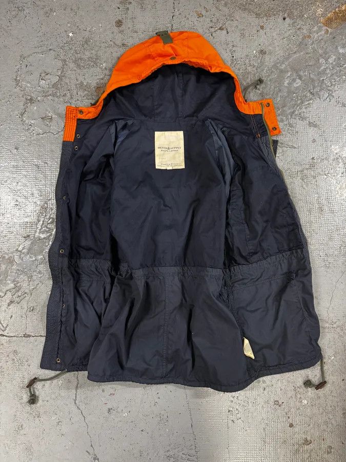 Polo Ralph Lauren 2000s Ralph Lauren Navy & Orange Hooded Parka Jacket Size US S / EU 44-46 / 1 - 7 Thumbnail