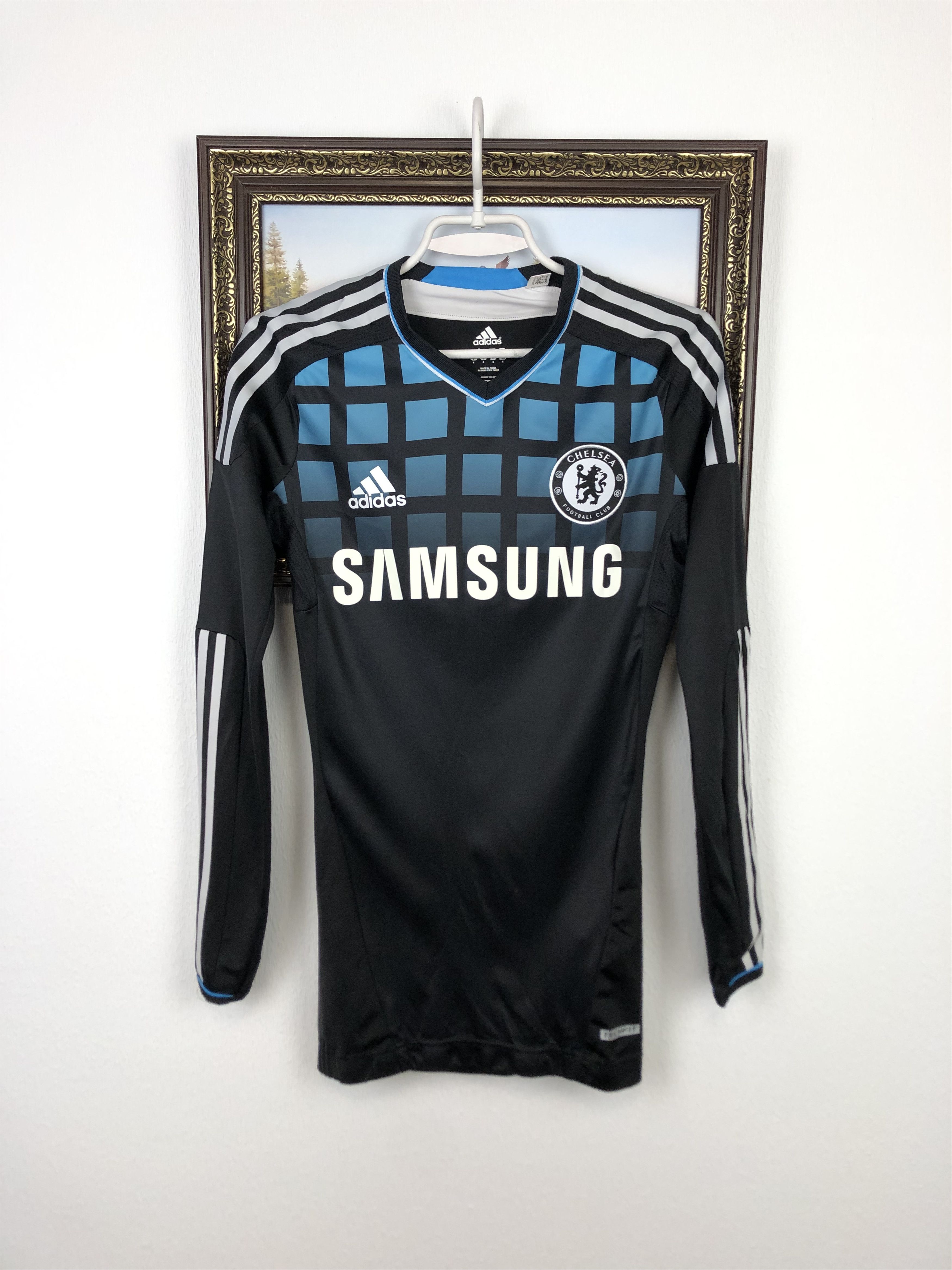 Adidas Chelsea football shirt 2011 Soccer Player Issue TechFit Tee Size US S / EU 44-46 / 1 - 1 Thumbnail