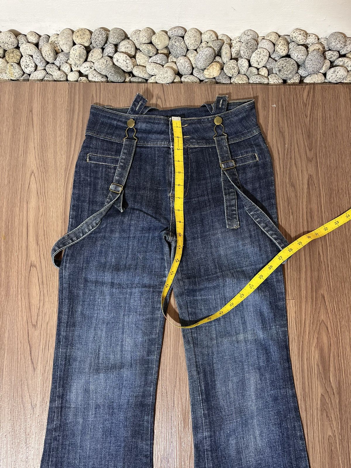 Japanese Brand × Le Grande Bleu (L.G.B.) × Tornado Mart ANAP japan suspender flare denim Size US 28 / EU 44 - 13 Thumbnail