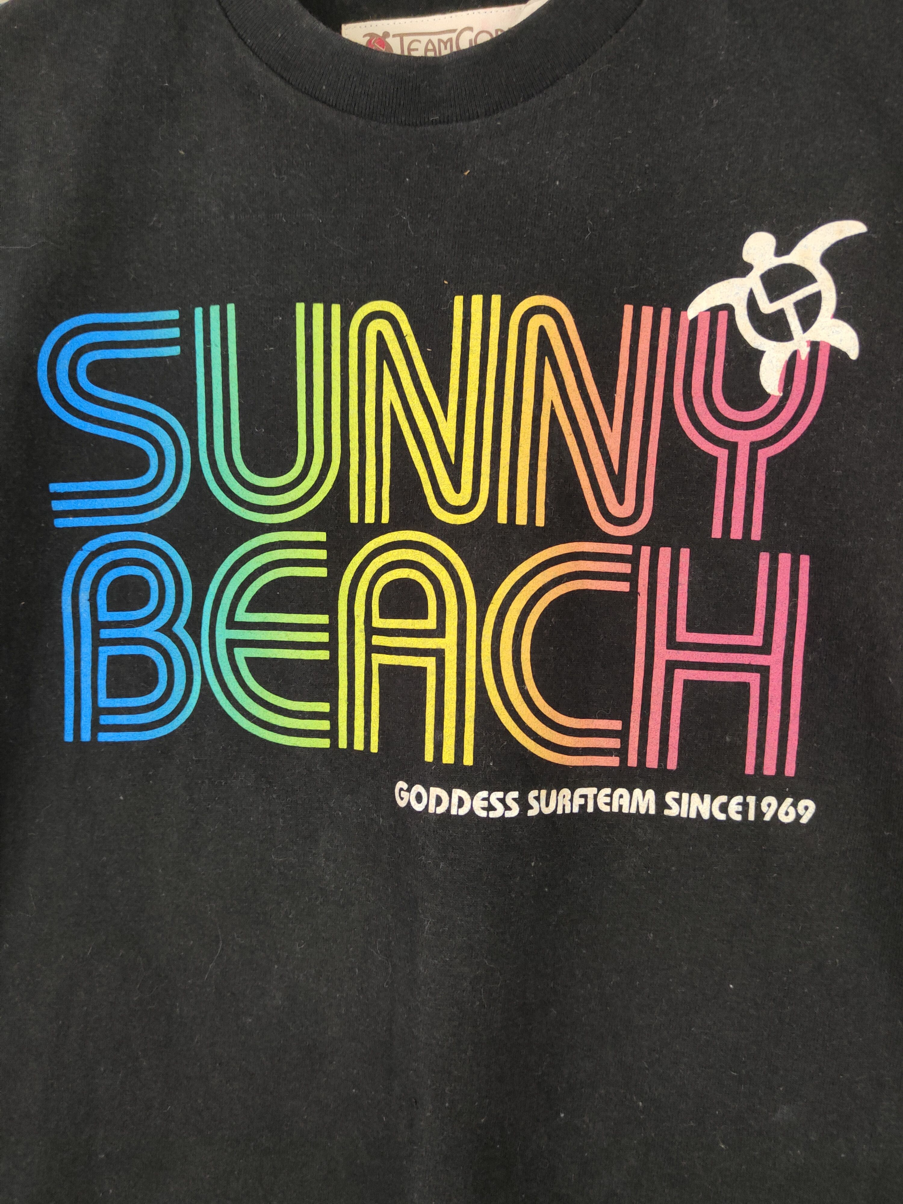 Japanese Brand × Vintage DL Team Goddess hawaian surf Black Short Sleeve T-shirt #627 Size US M / EU 48-50 / 2 - 2 Thumbnail