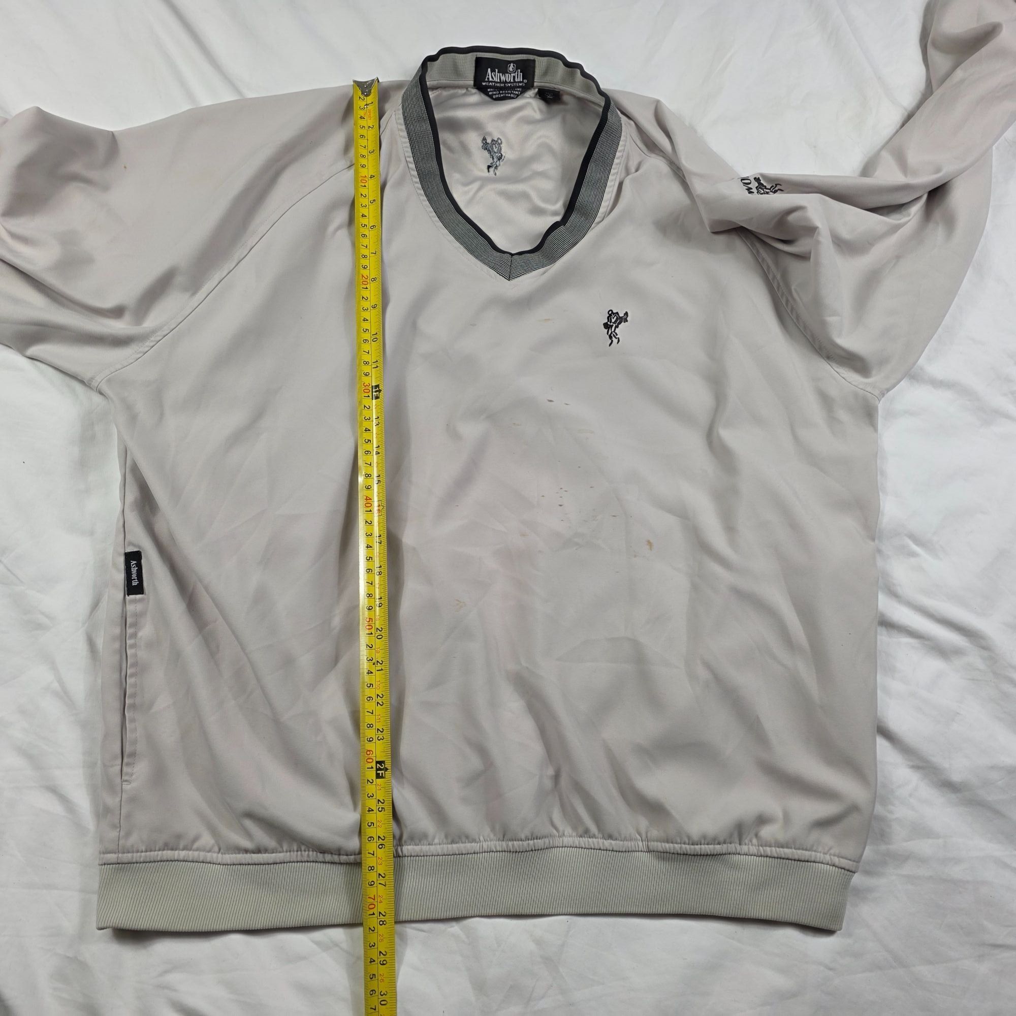 Ashworth Ashworth Golf Pullover Jacket Mens XL Beige Windbreaker Rain Size US XL / EU 56 / 4 - 8 Thumbnail