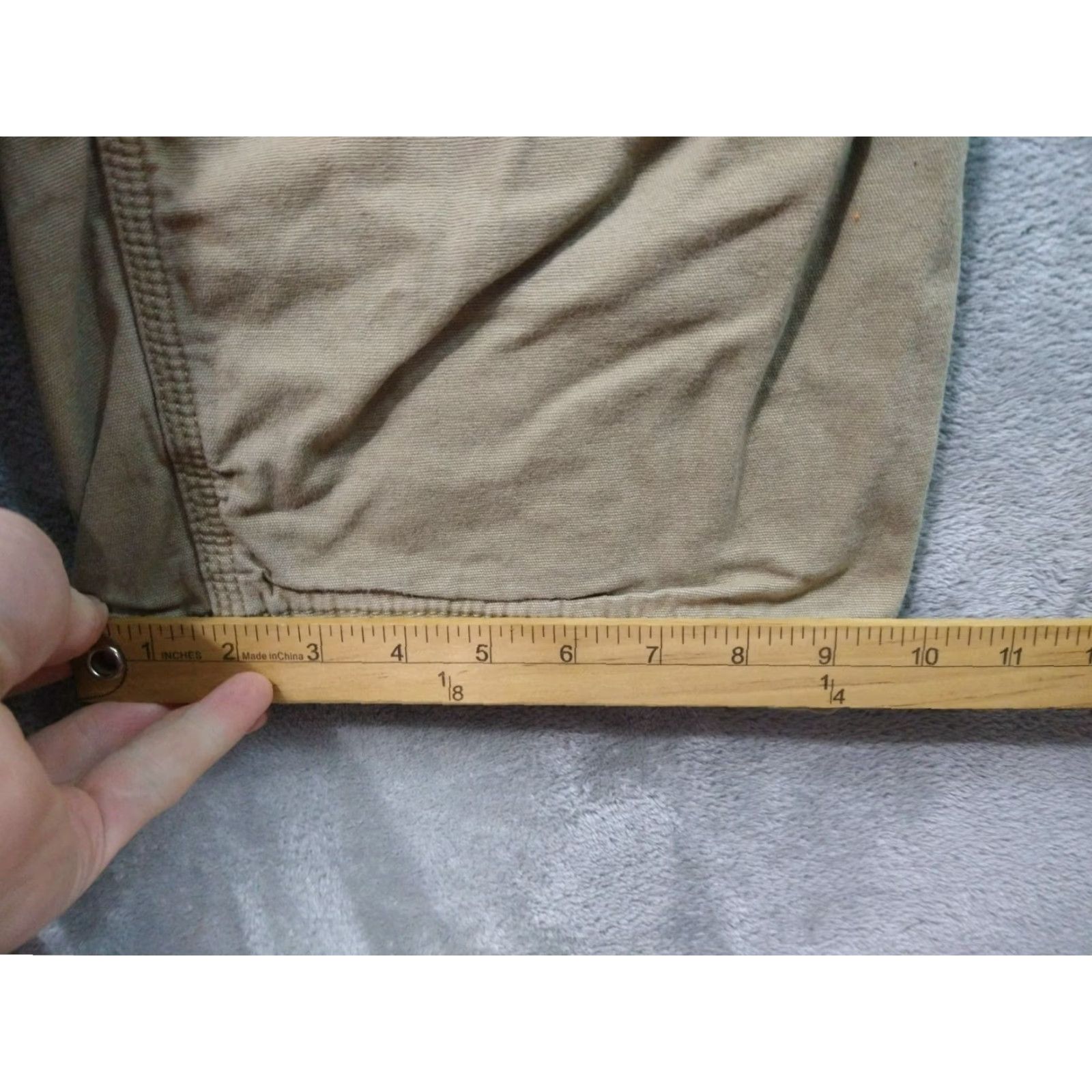 Carhartt Carhartt Pants Mens 50x32 Beige Rigby Lined Relaxed Straight Canvas Rugged Flex Chino Casual Workwear Big & Tall 50 Beige Mens Pants Size US 34 / EU 50 - 6 Thumbnail