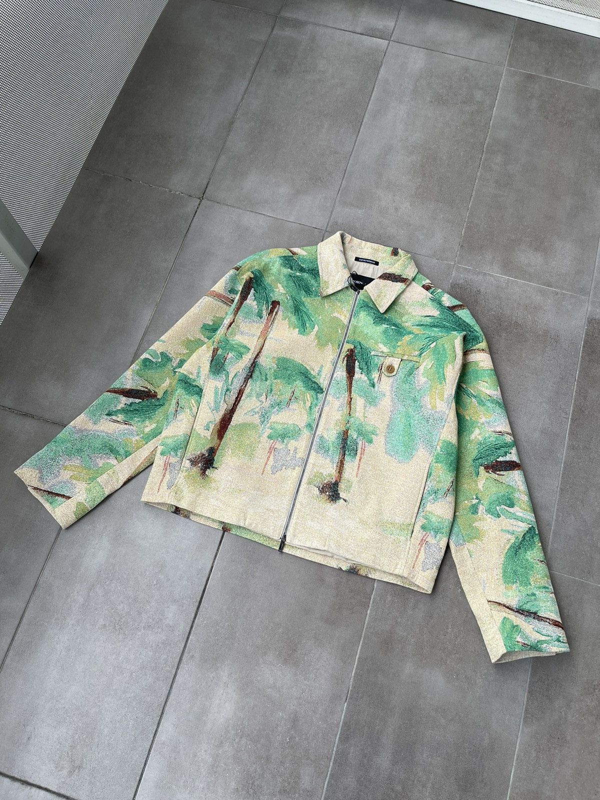 Emporio Armani !DS! FW22 Emporio Armani Green Palm Tree Summer Jacket Size US M / EU 48-50 / 2 - 12 Thumbnail