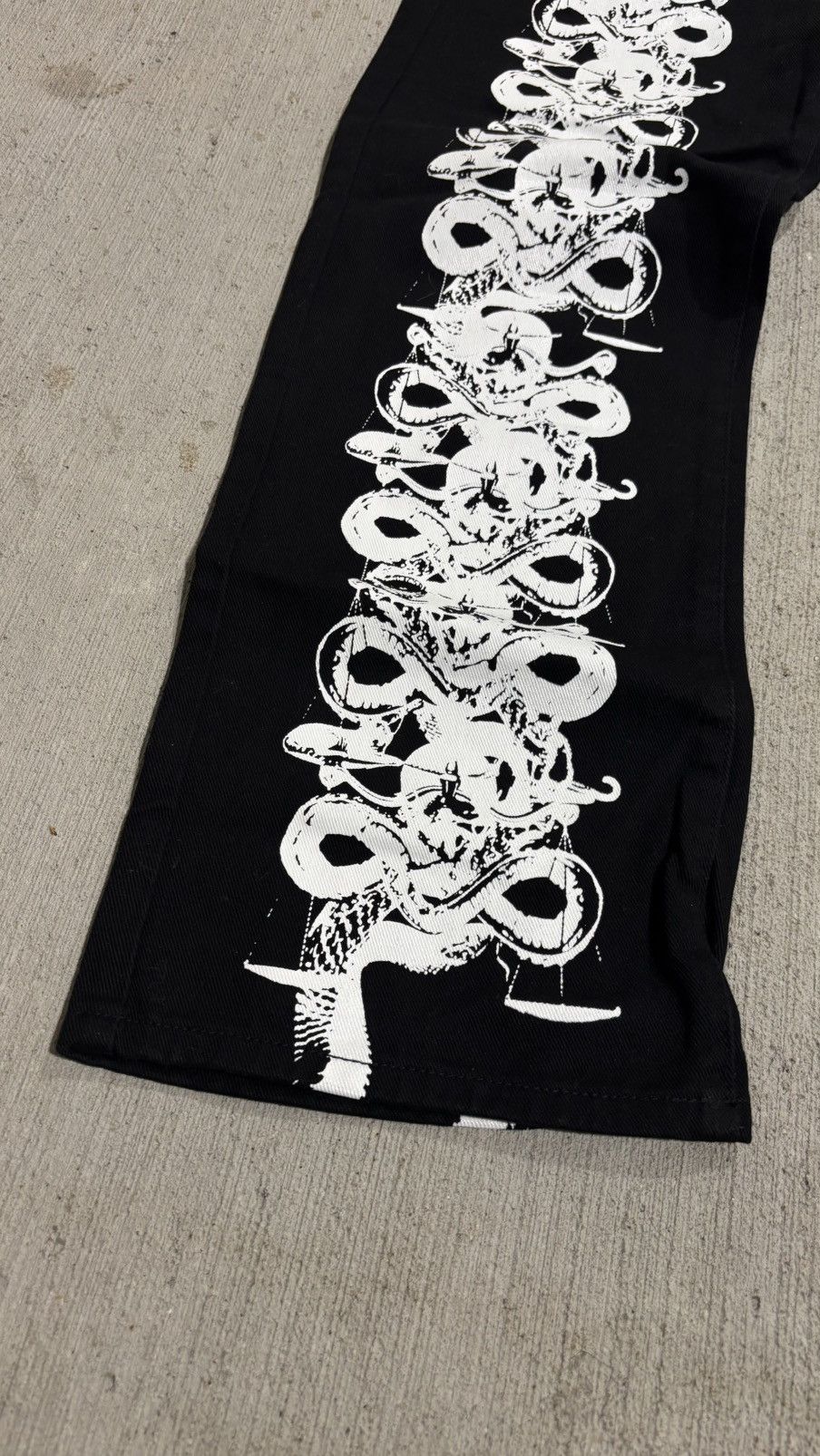 Designer Never Ending World Wide Snake Denim Size US 34 / EU 50 - 2 Thumbnail