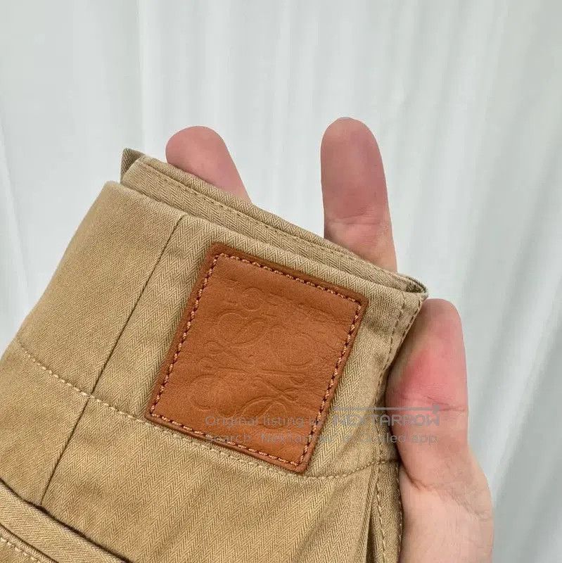 Loewe Loewe Asymmetrical Khaki Midi Skirt . Size 22" - 5 Thumbnail