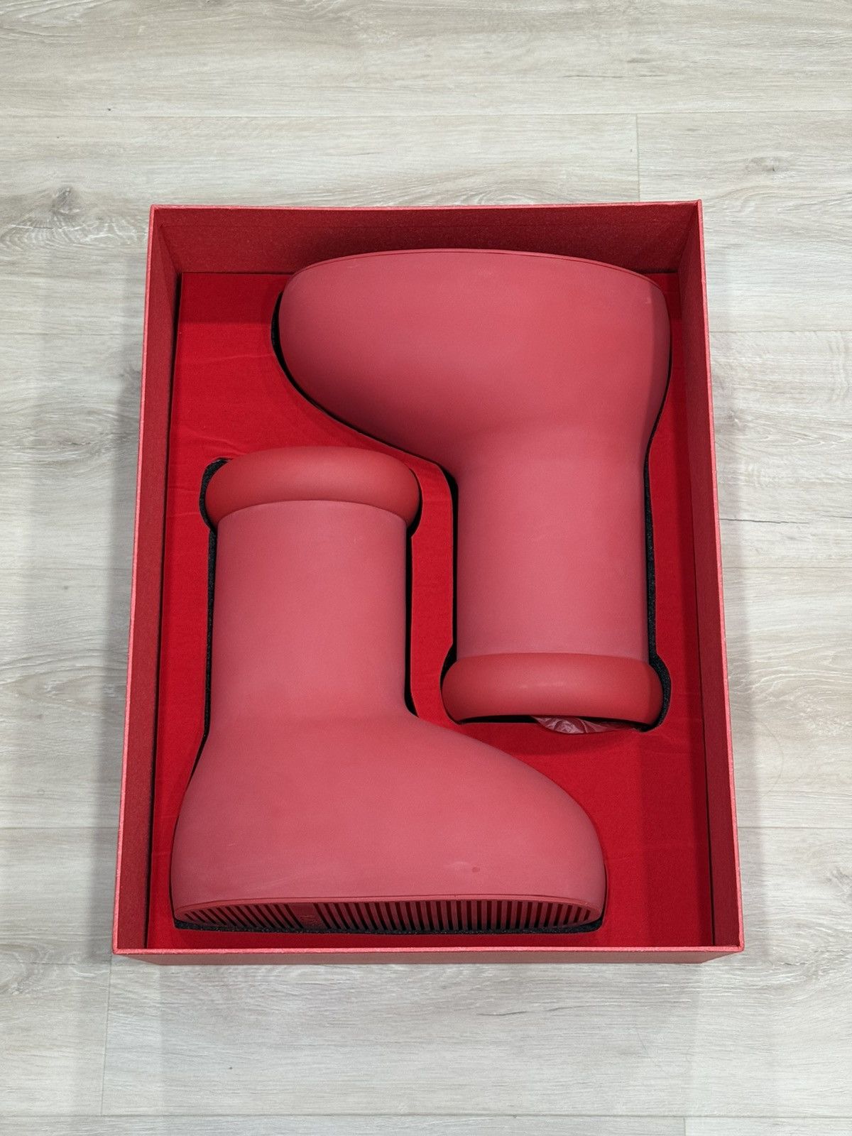 MSCHF MSCHF Big Red Boots “Astro Boots” Size US 12 / EU 45 - 1 Thumbnail