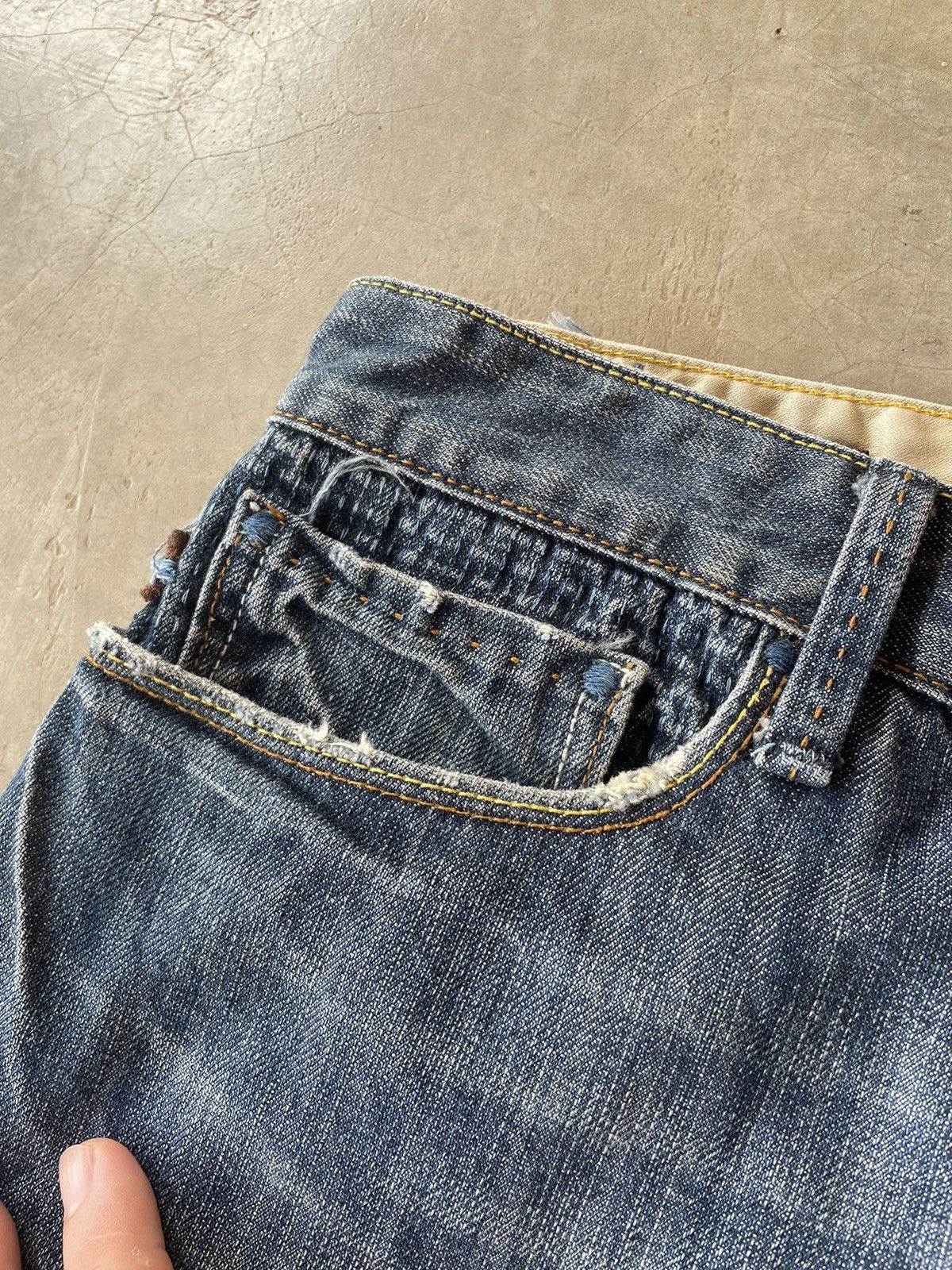 Designer × Other VIGOS USA SASHIKO STYLE DENIM Size US 38 / EU 54 - 5 Thumbnail