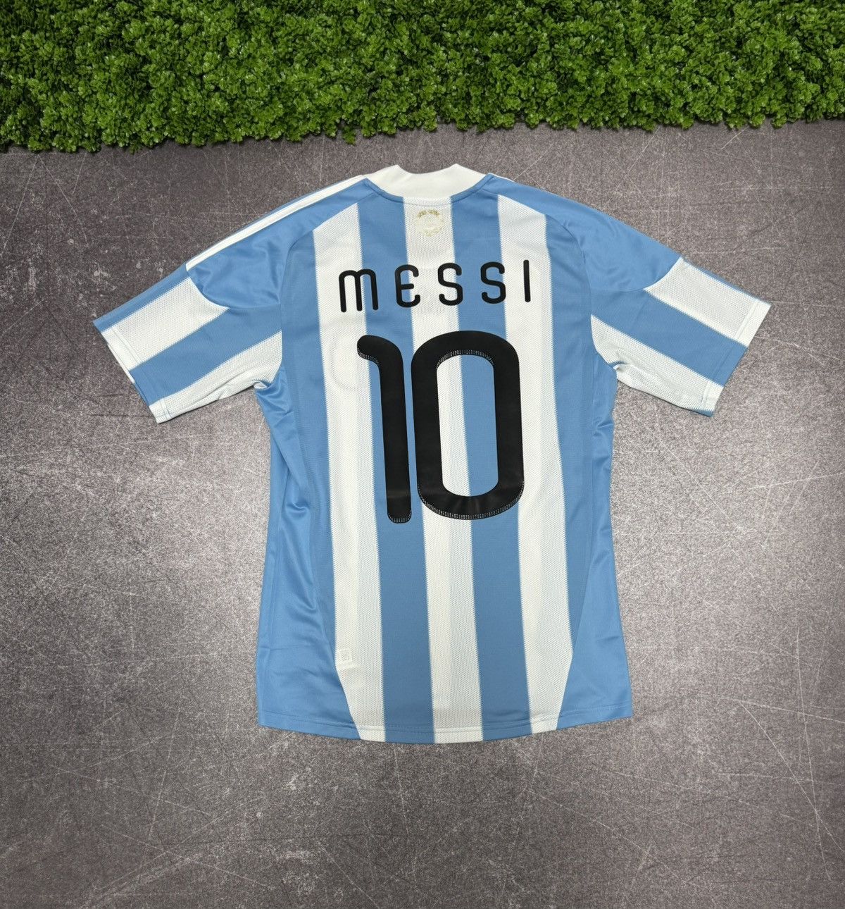 Vintage Adidas Argentina Lionel Messi #10 2010/2011 Soccer Jersey Size US M / EU 48-50 / 2 - 2 Thumbnail