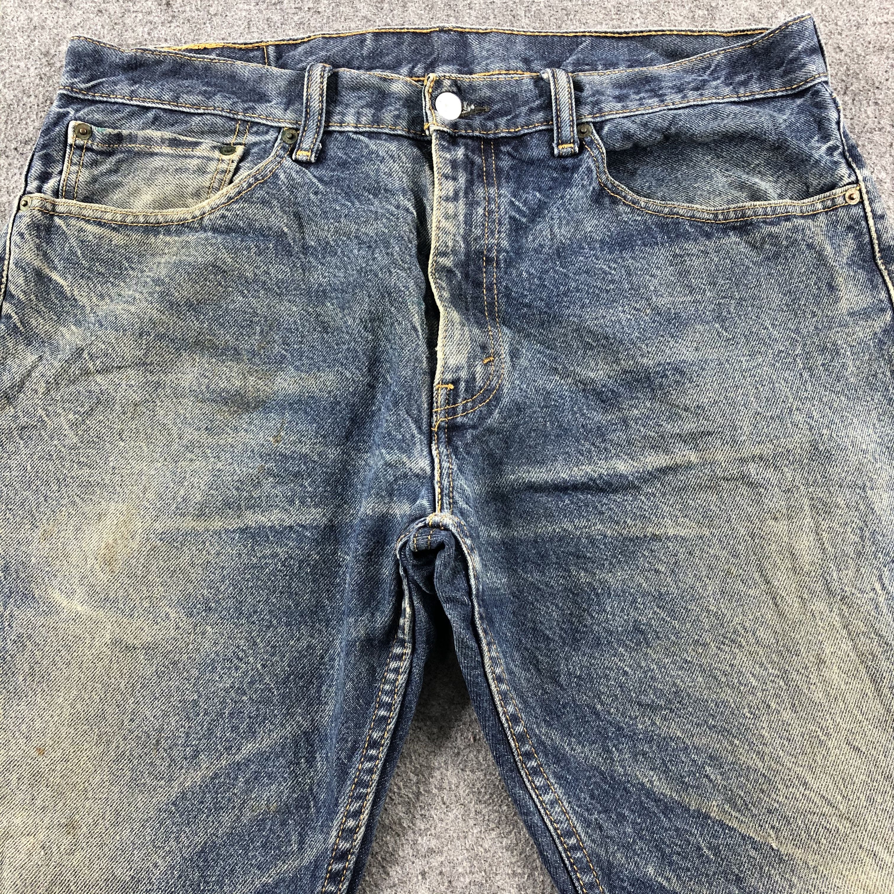 Levi's Vintage Blue Wash Levis 505 Jeans-J2656 Size US 36 / EU 52 - 3 Thumbnail