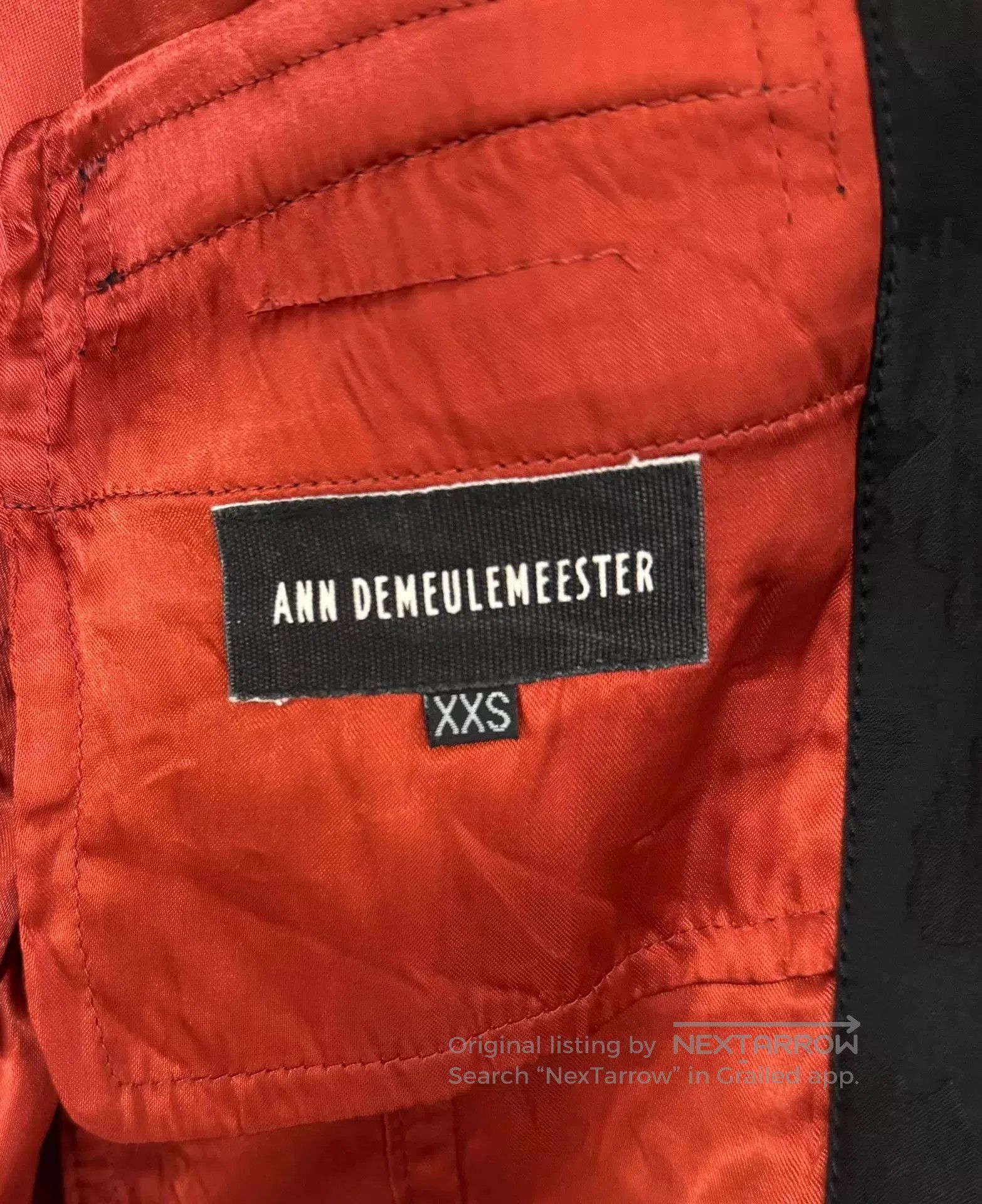 Ann Demeulemeester Ann Demeulemeester 2013 Spring Suit. Size US XXS / EU 40 - 7 Thumbnail