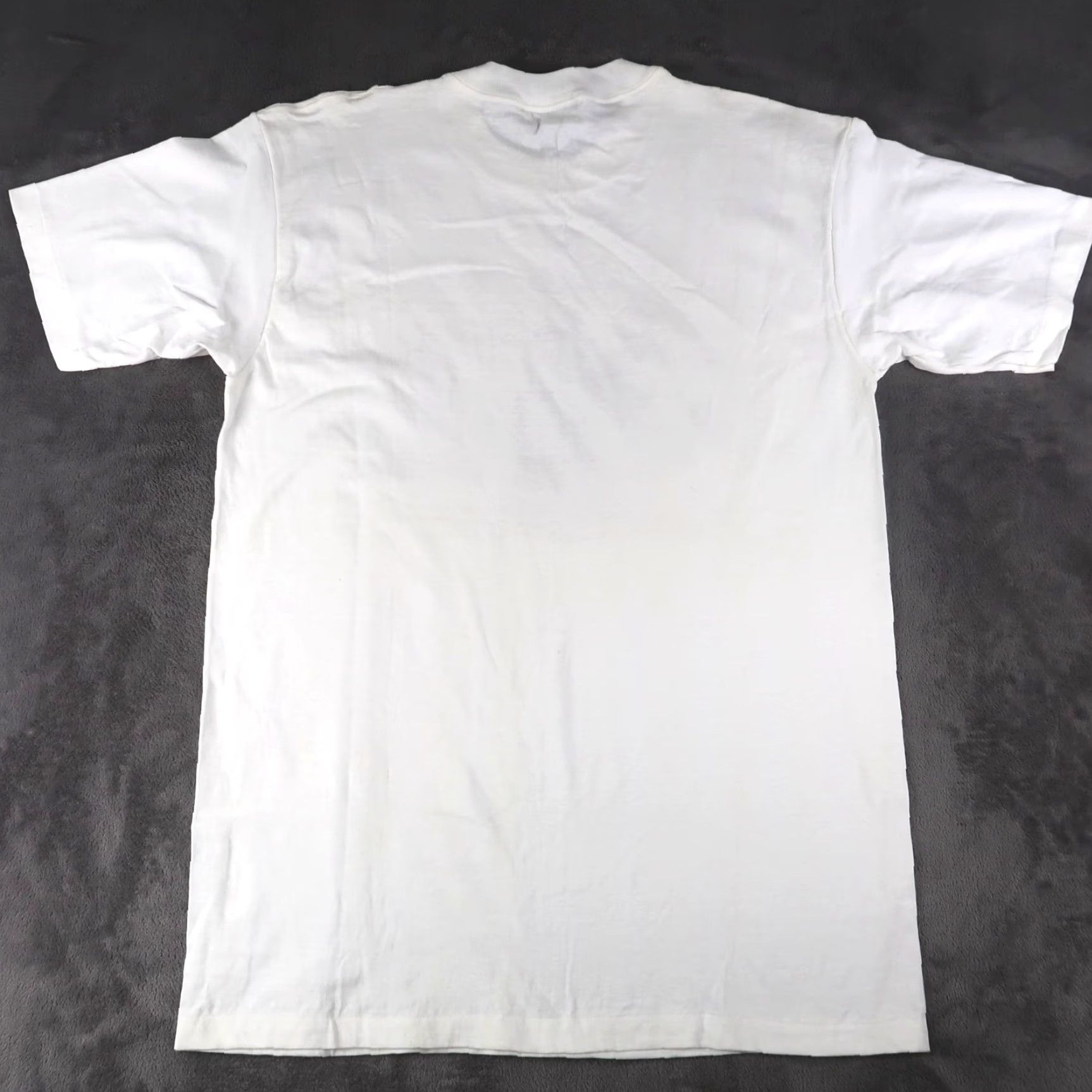 Vintage VINTAGE Mario Testino Art T-Shirt Mens XL White 90s Photographer Photo Model Logo All Seasons Size US XL / EU 56 / 4 - 2 Thumbnail