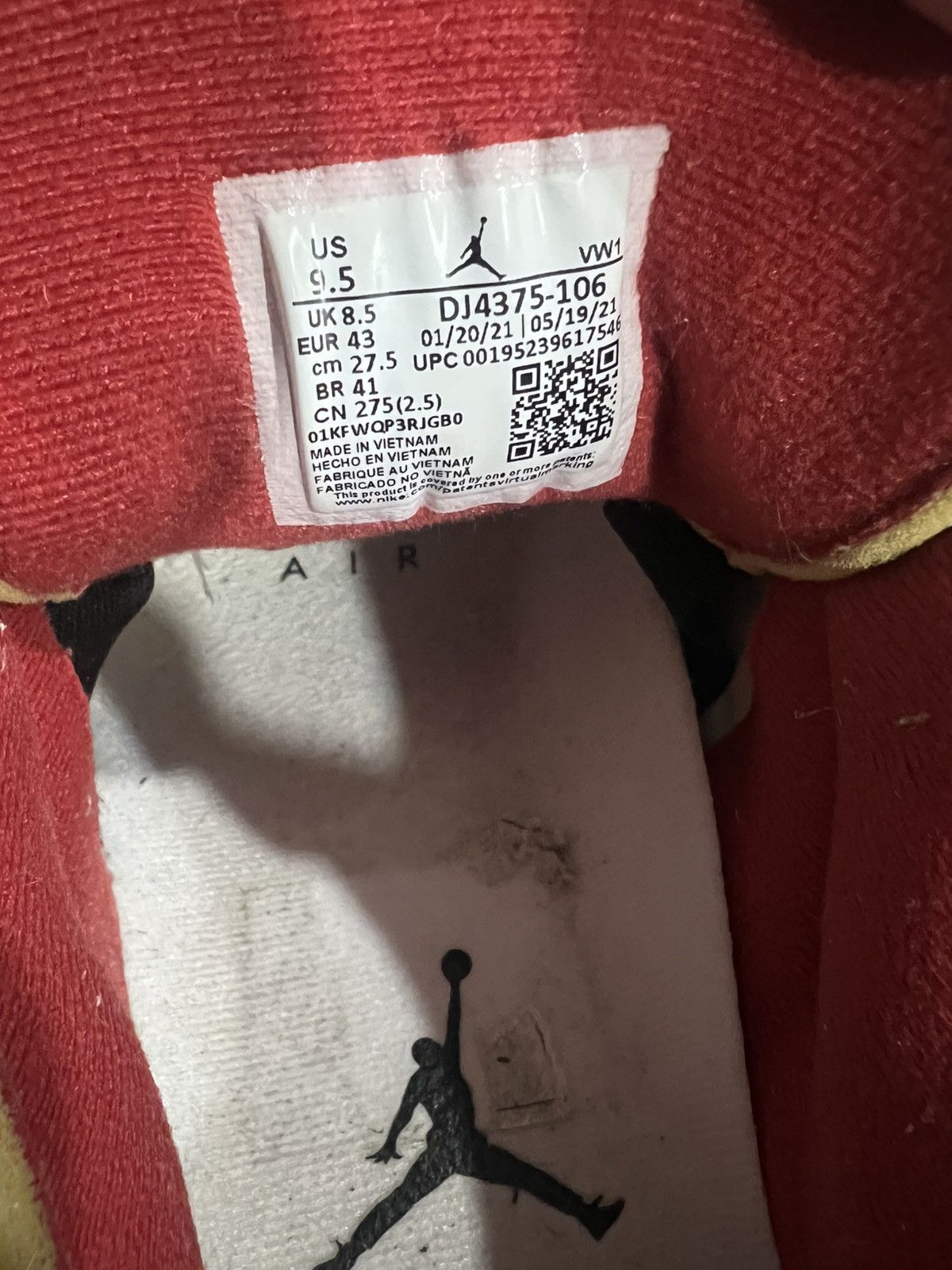 Jordan Brand × Off-White Jordan 2 Retro Low SP Off-White White Red Size US 9.5 / EU 42-43 - 7 Thumbnail